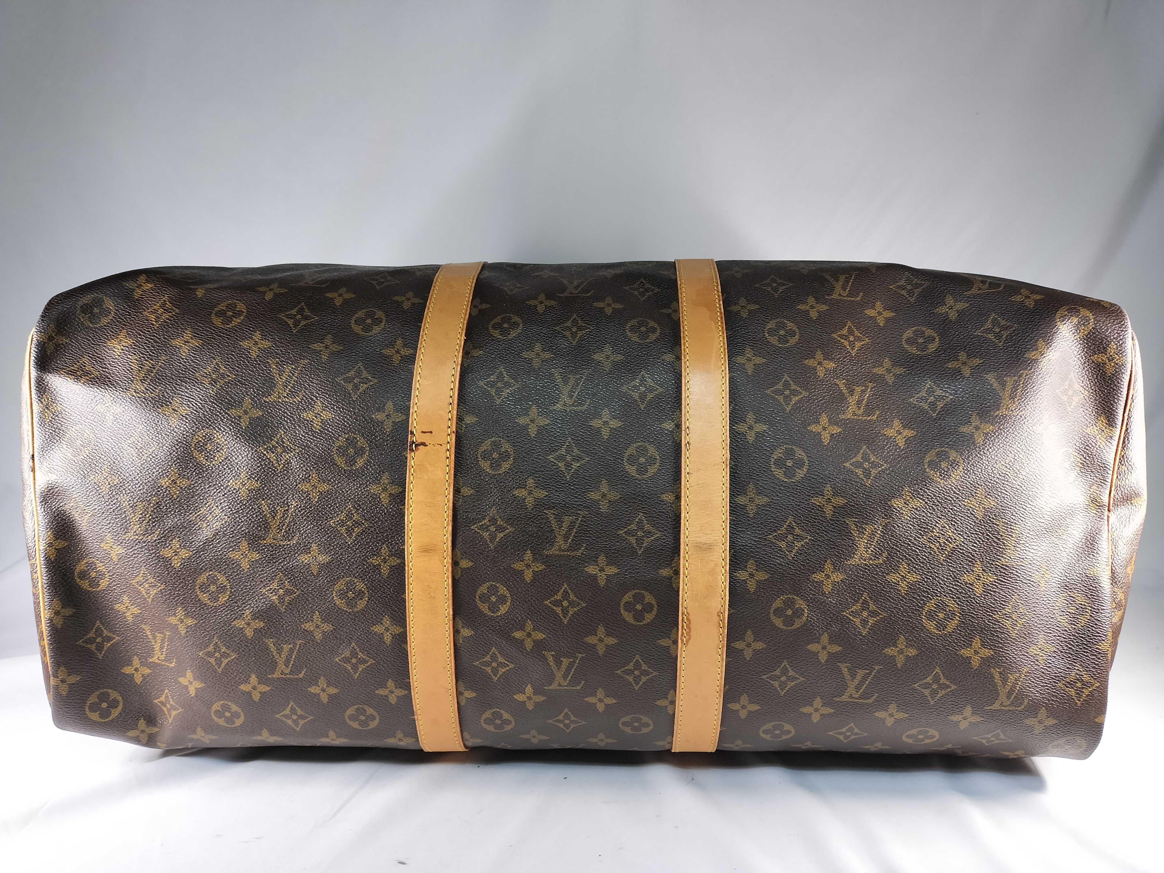 Monogram Keepall 60 M41422 FL0021 Boston Bag — view 8