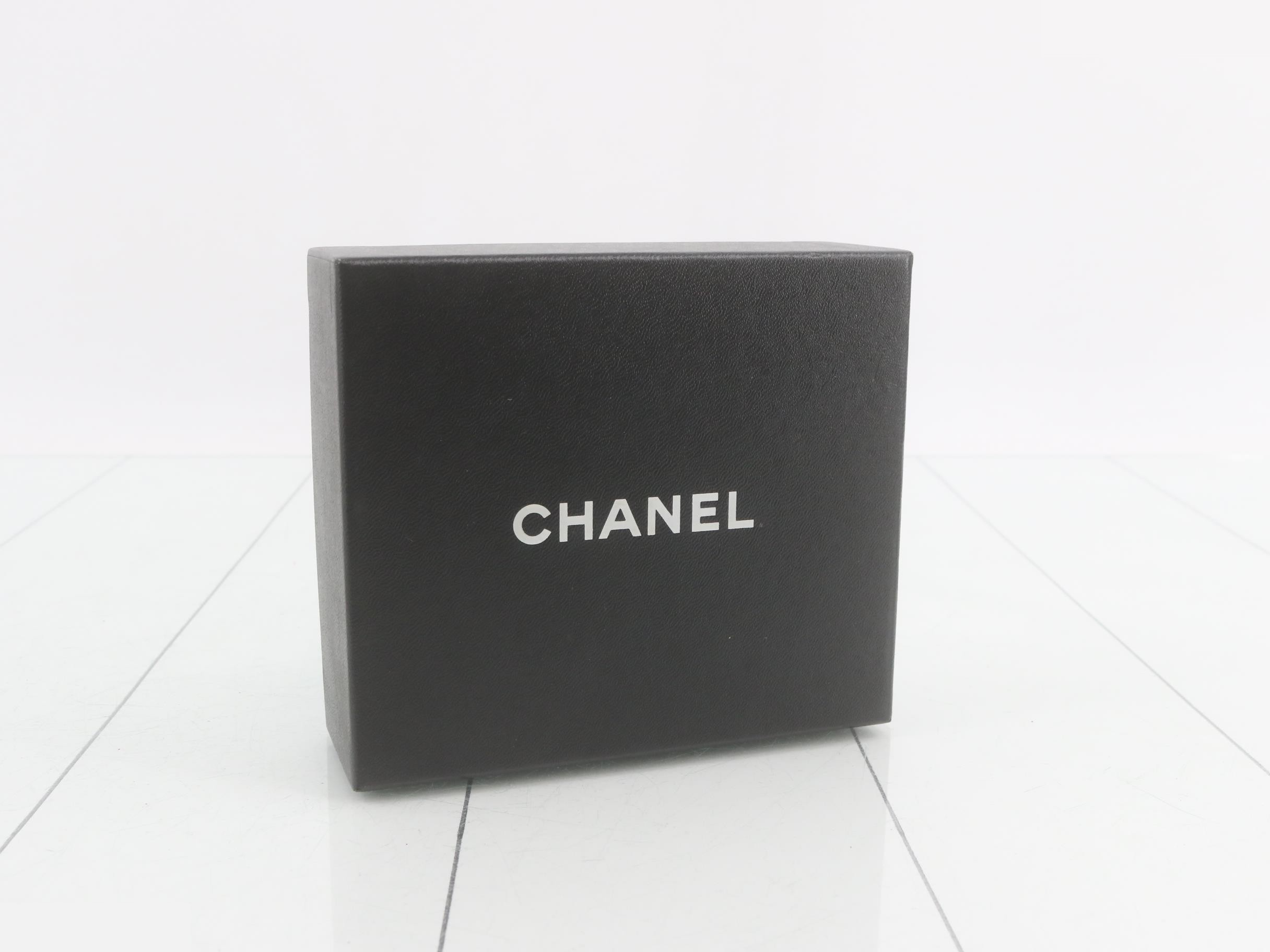 Cambon Line Leather Bi-fold Wallet, Black — view 5