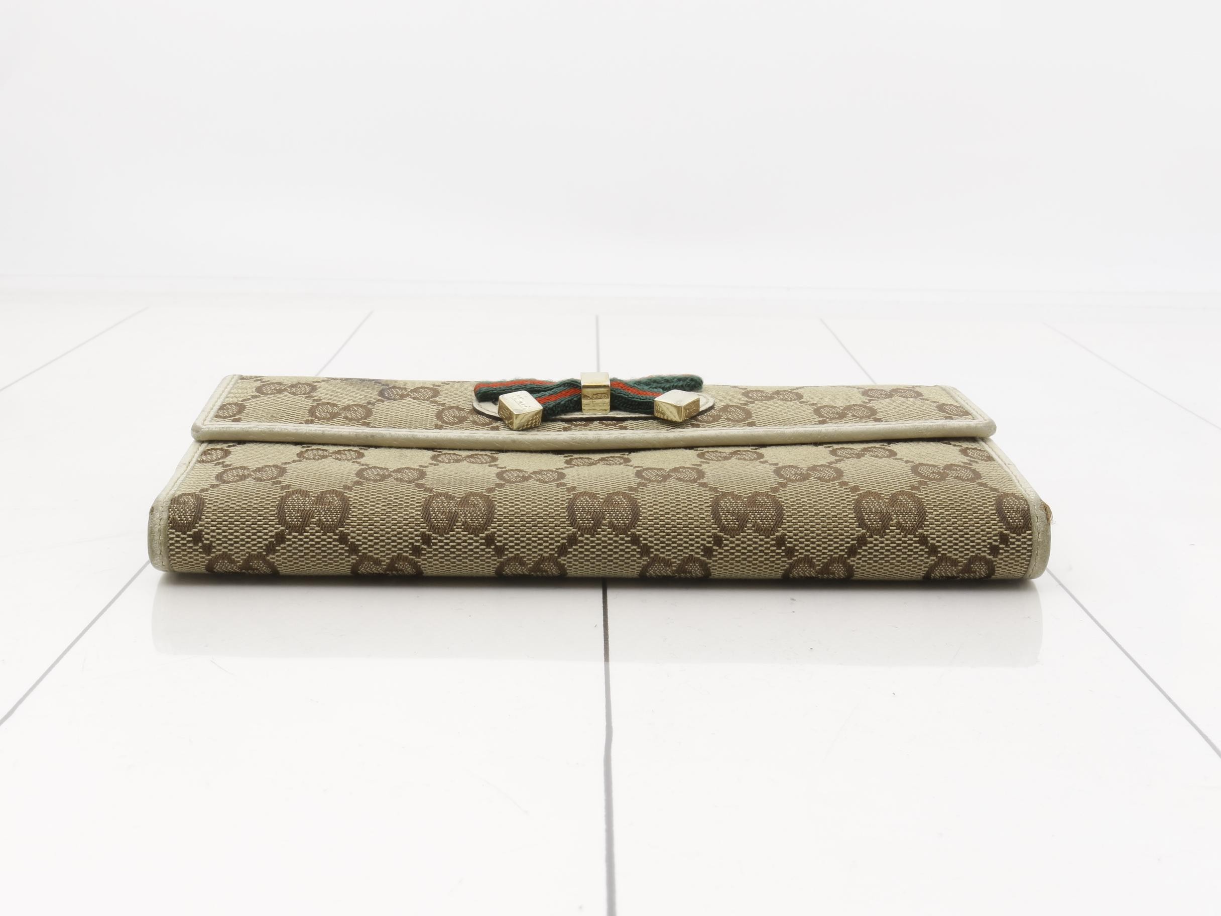 Double snap closure long wallet, Princy Ribbon, 167464 — view 3