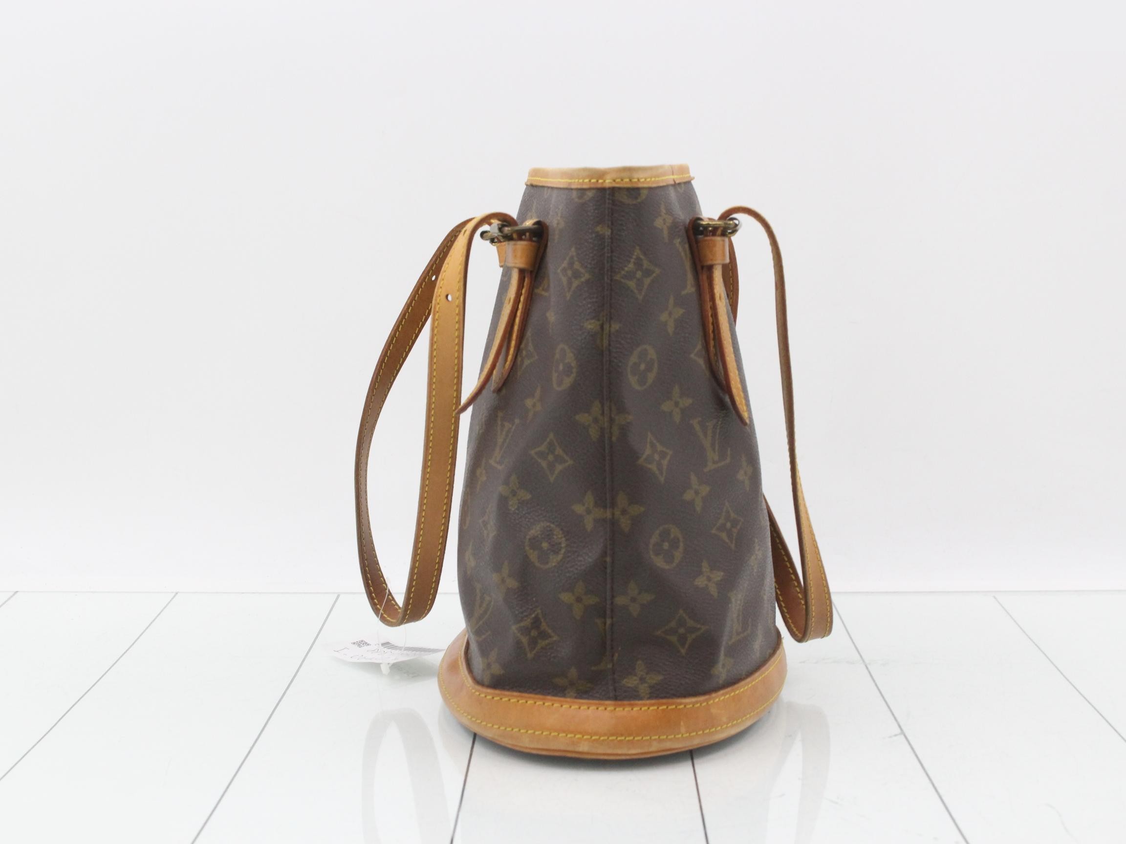 Monogram Shoulder Bag Bucket PM — view 3