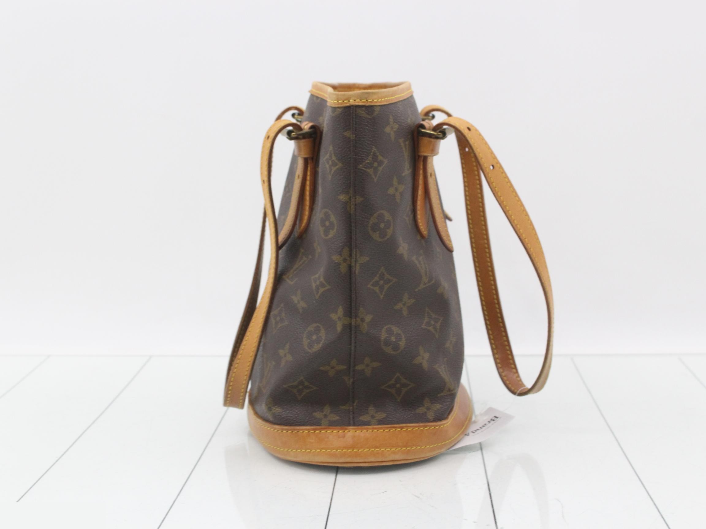 Monogram Shoulder Bag Bucket PM — view 4