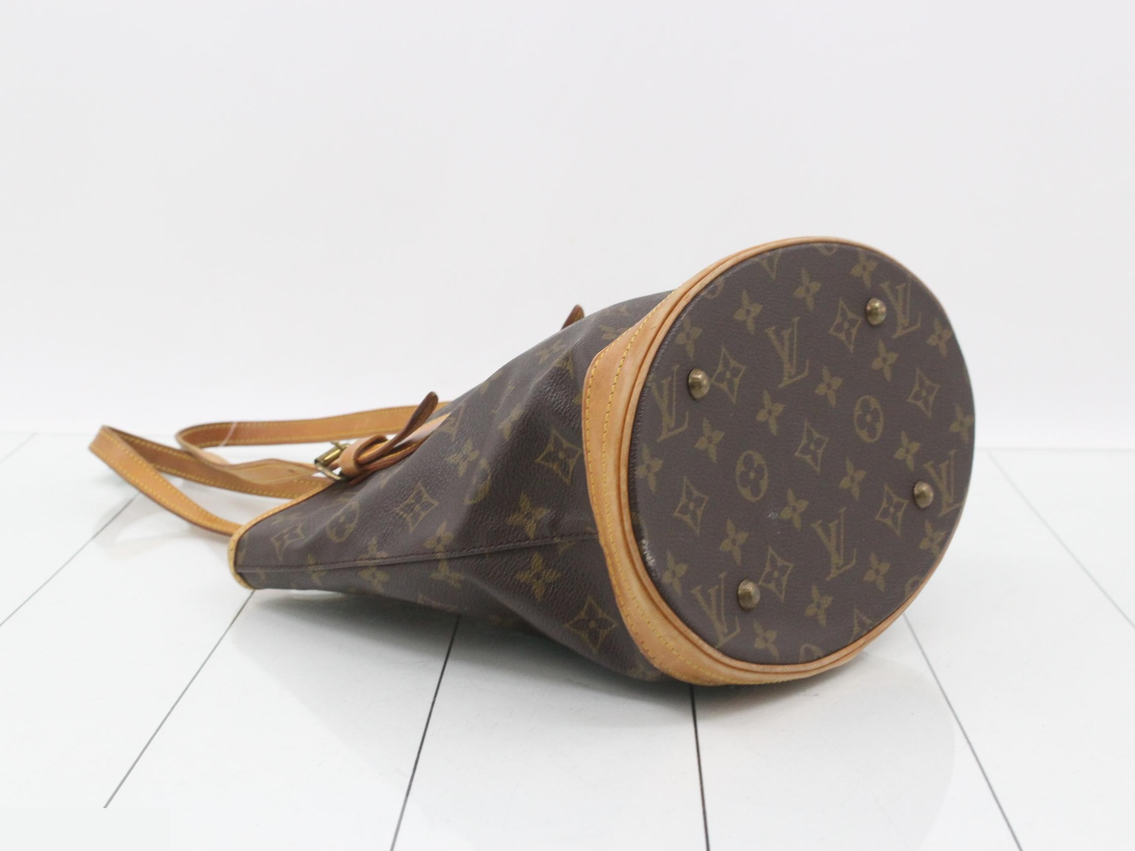 Monogram Shoulder Bag Bucket PM — view 5
