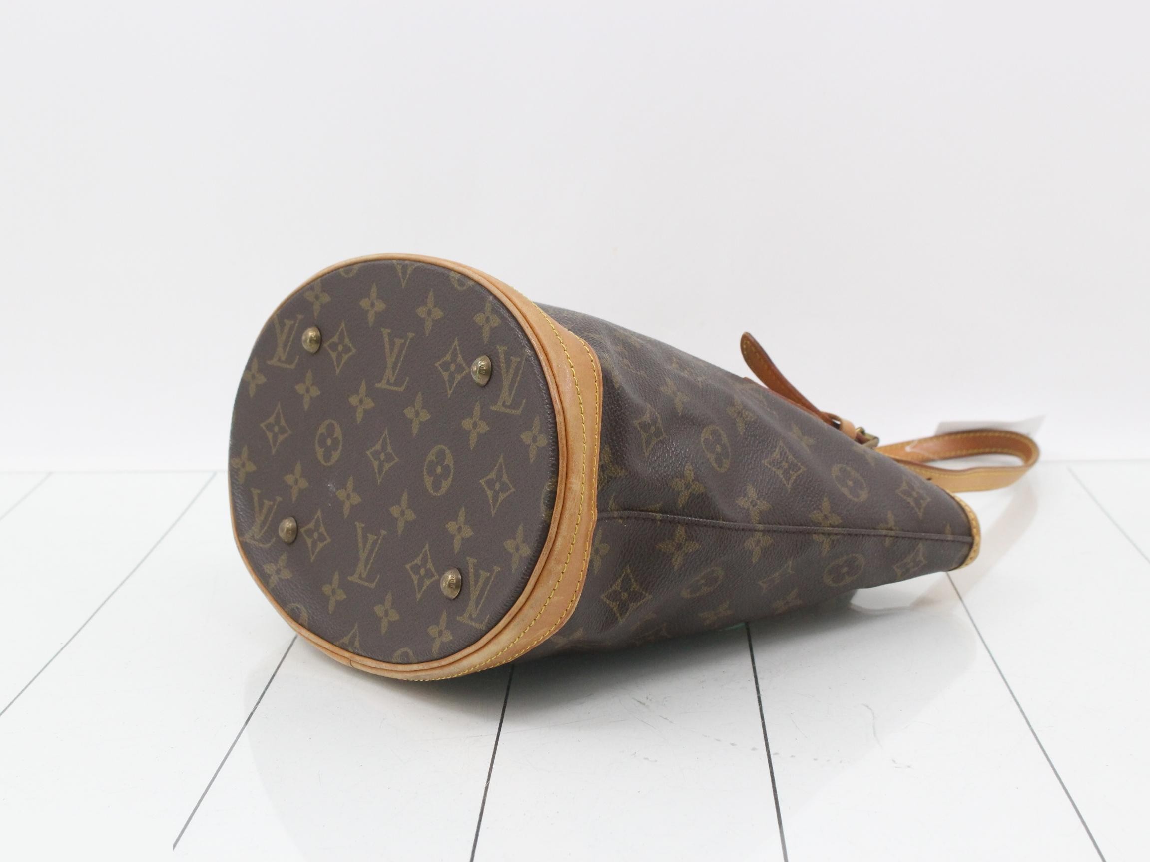 Monogram Shoulder Bag Bucket PM — view 6