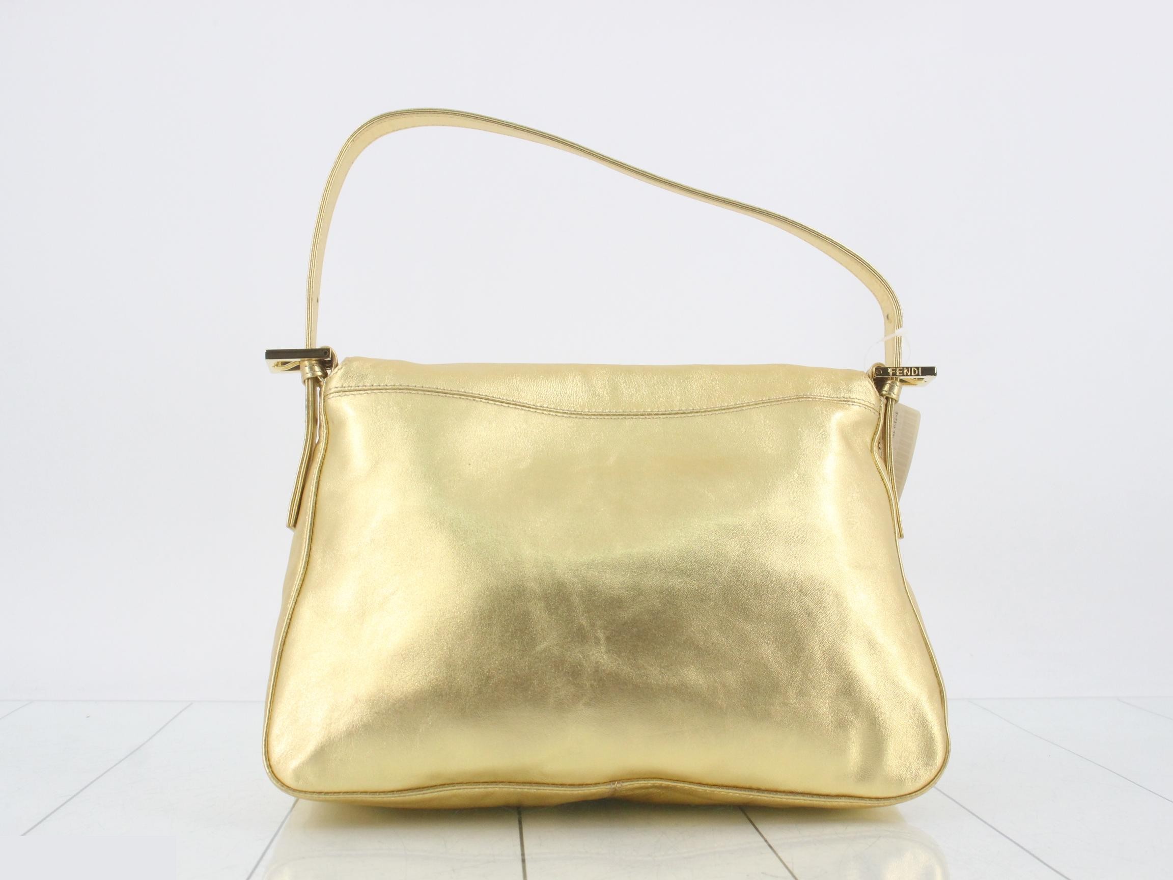 Other lines: Bags & Shoulder Bags - FF Bijou Mamma Baguette Gold — view 2