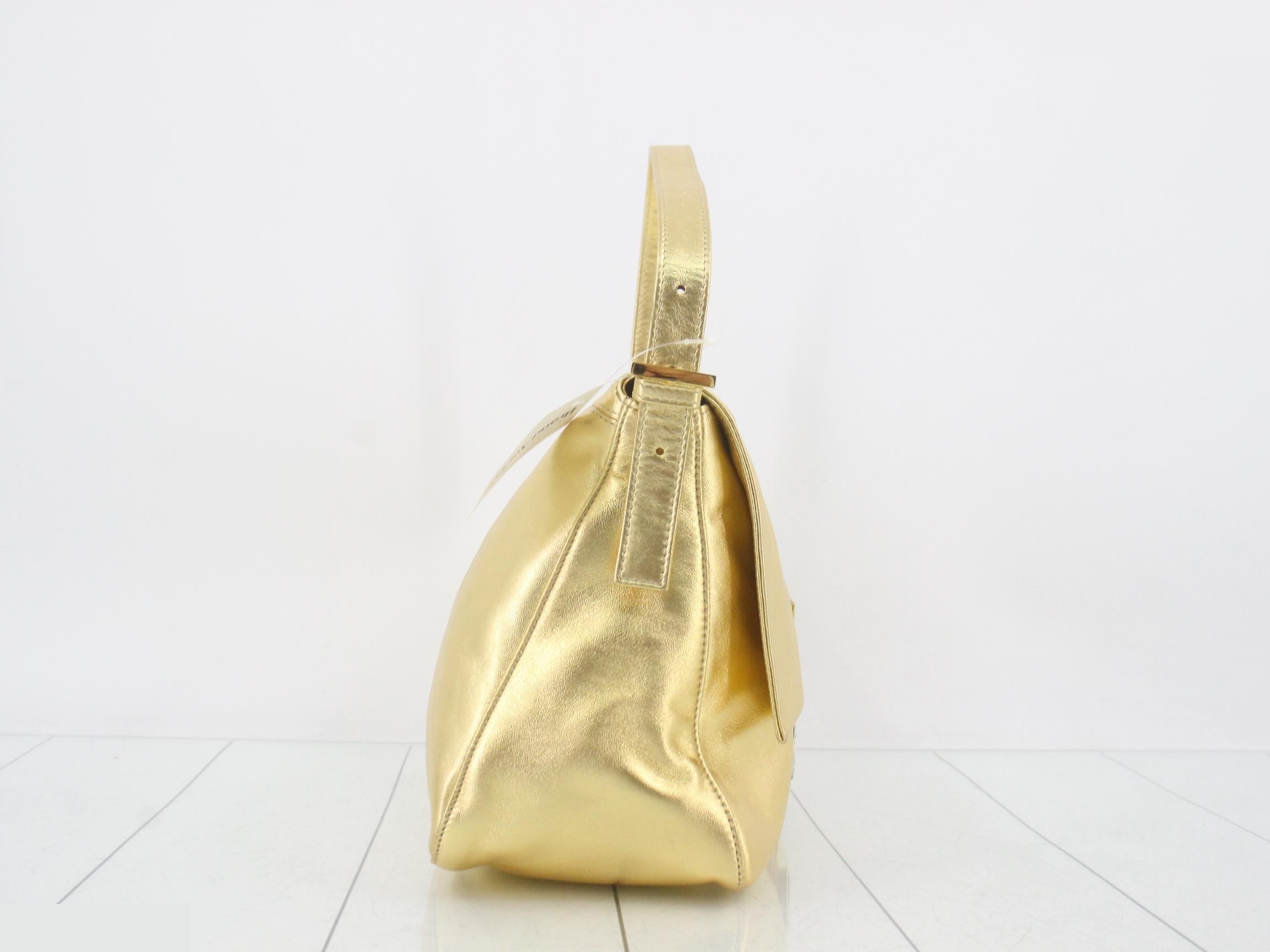 Other lines: Bags & Shoulder Bags - FF Bijou Mamma Baguette Gold — view 4