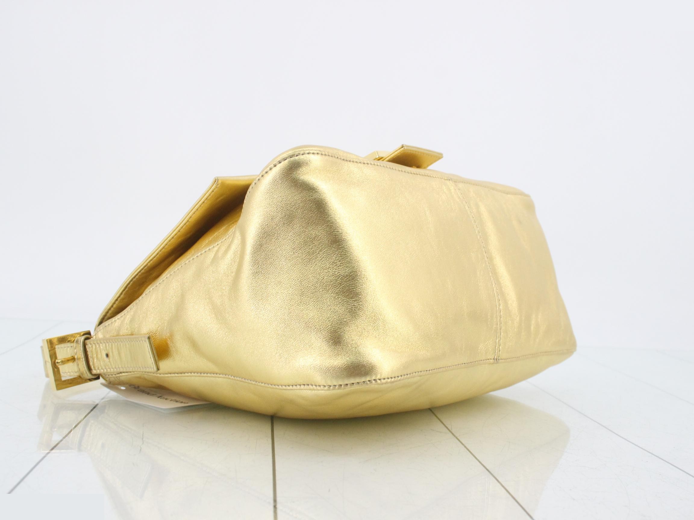Other lines: Bags & Shoulder Bags - FF Bijou Mamma Baguette Gold — view 5