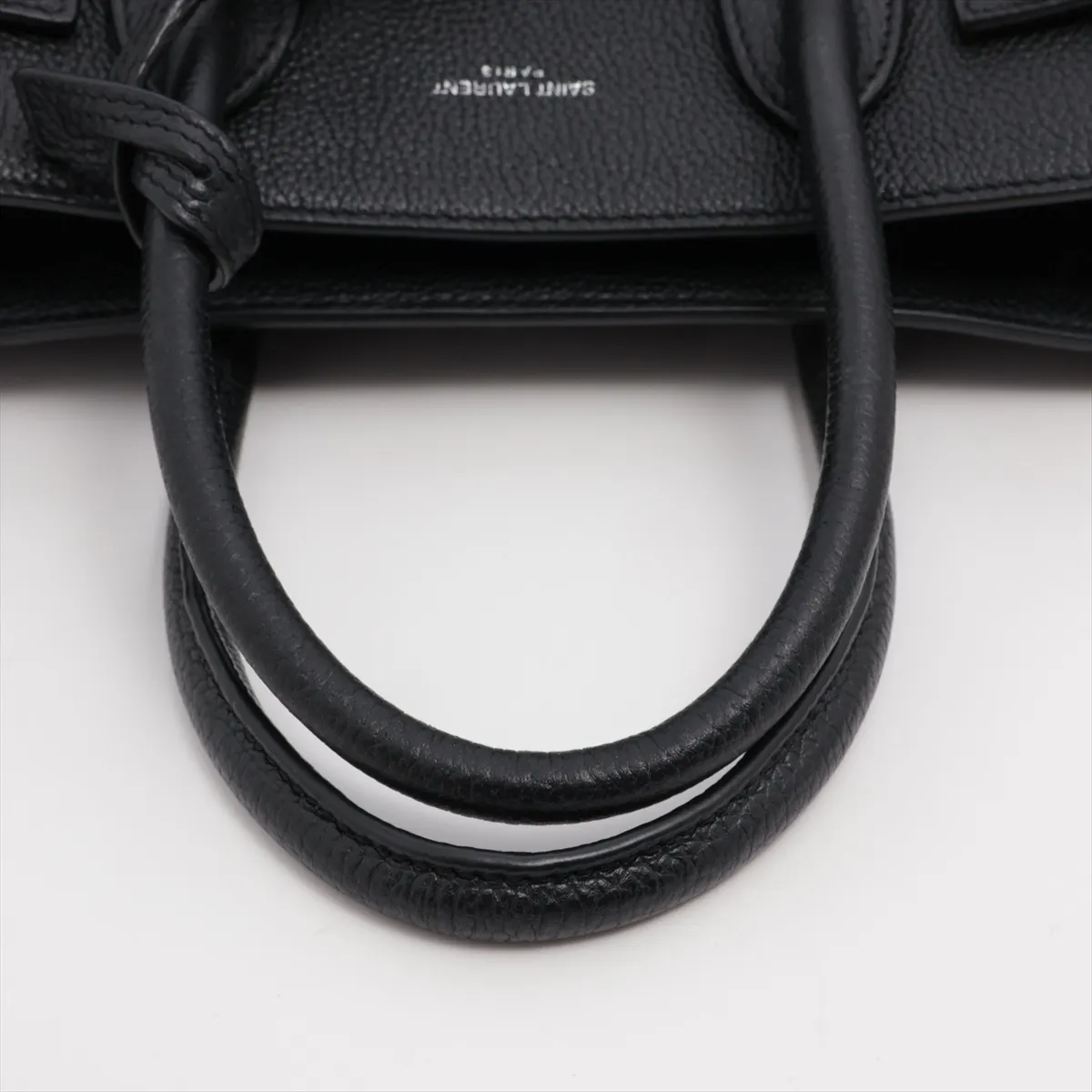 Sac de Jour Nano Leather 2-Way Handbag, Black, 477477 — view 5