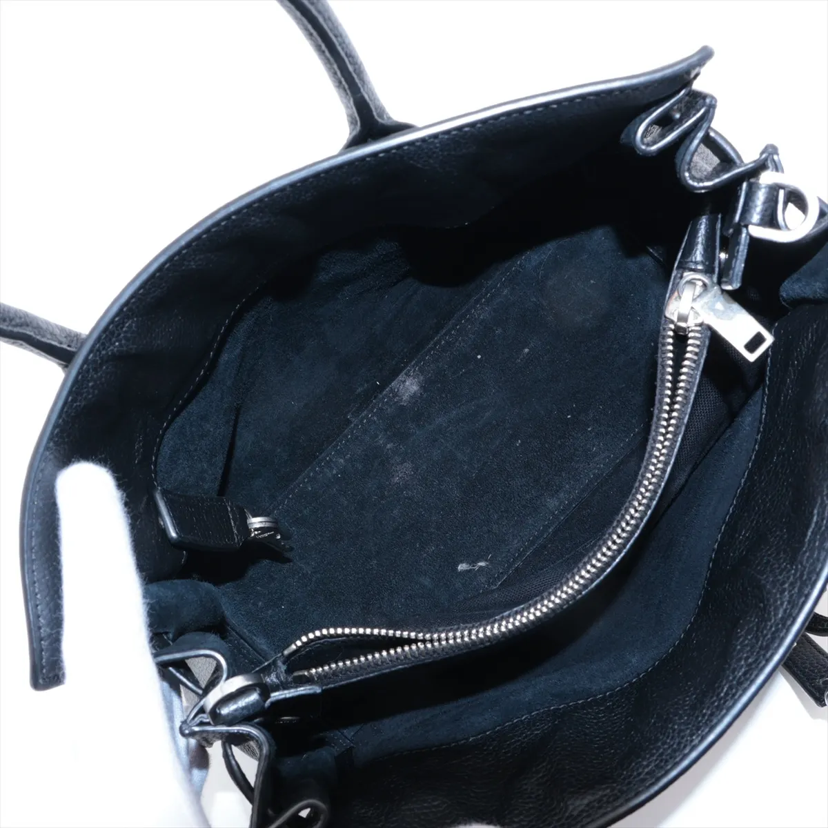 Sac de Jour Nano Leather 2-Way Handbag, Black, 477477 — view 9