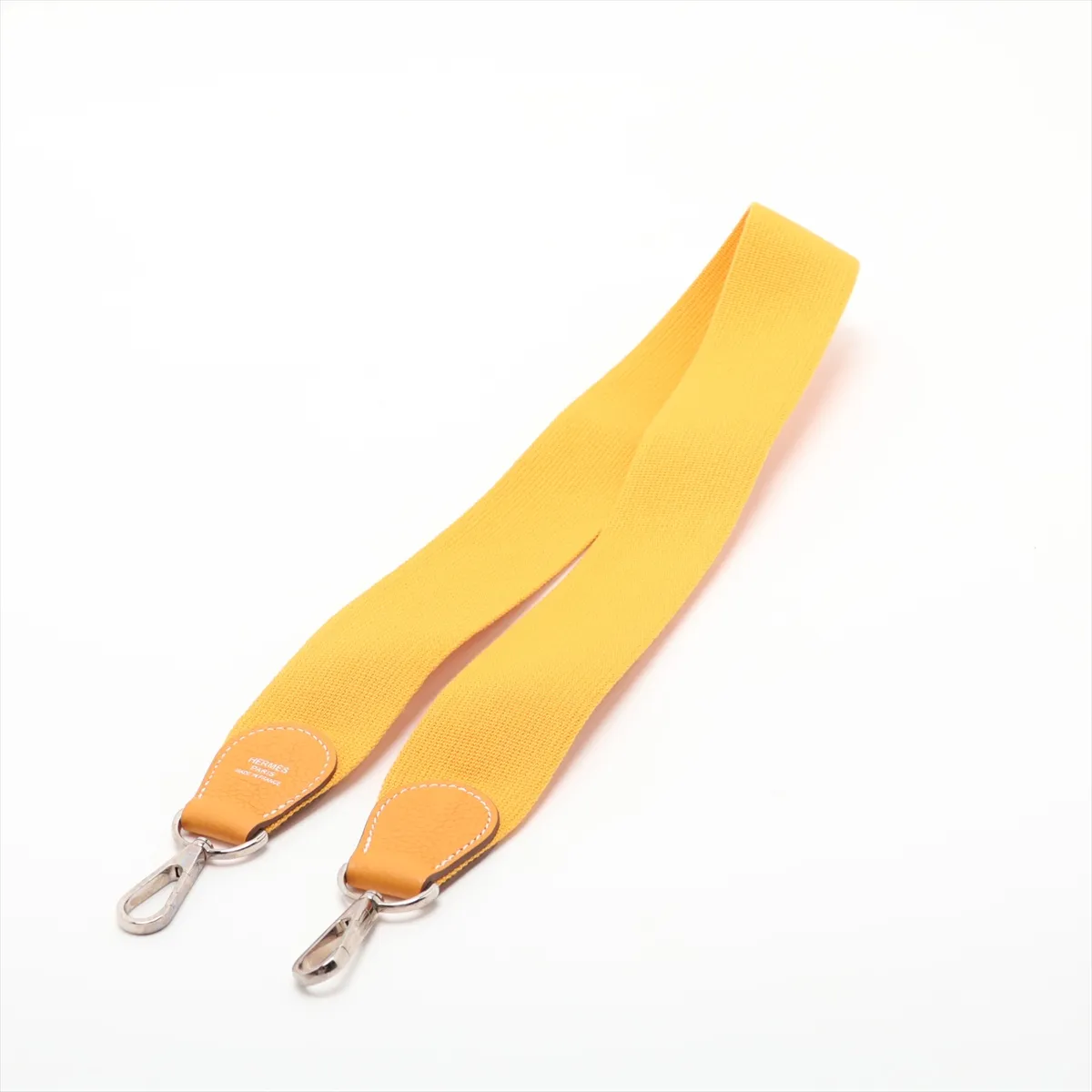 Evelyne 1 29 PM Taurillon Clemence Mustard Silver Hardware P:2012 — view 5