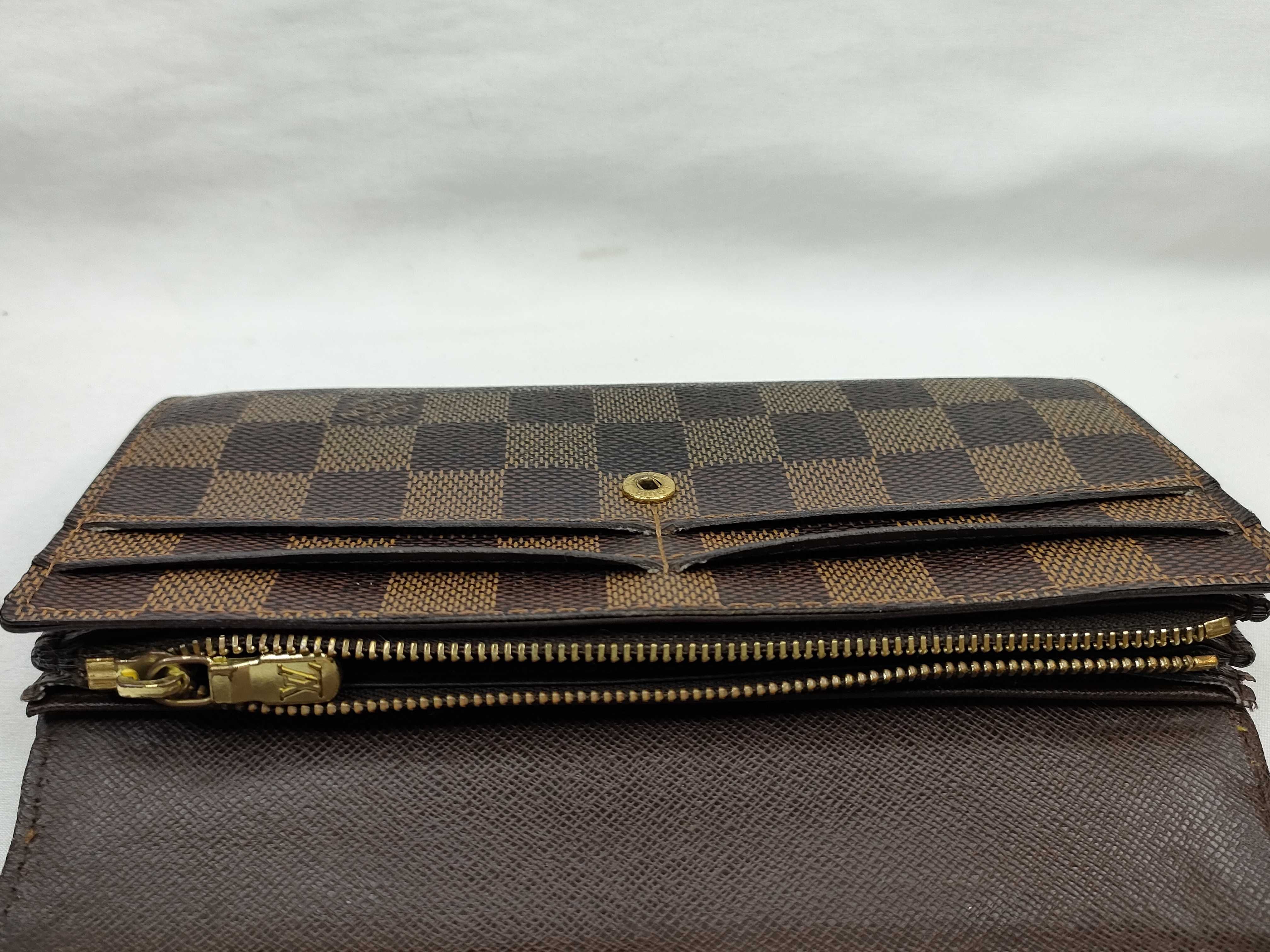 Damier Louis Vuitton Damier Portefeuille Sarah Wallet — view 13
