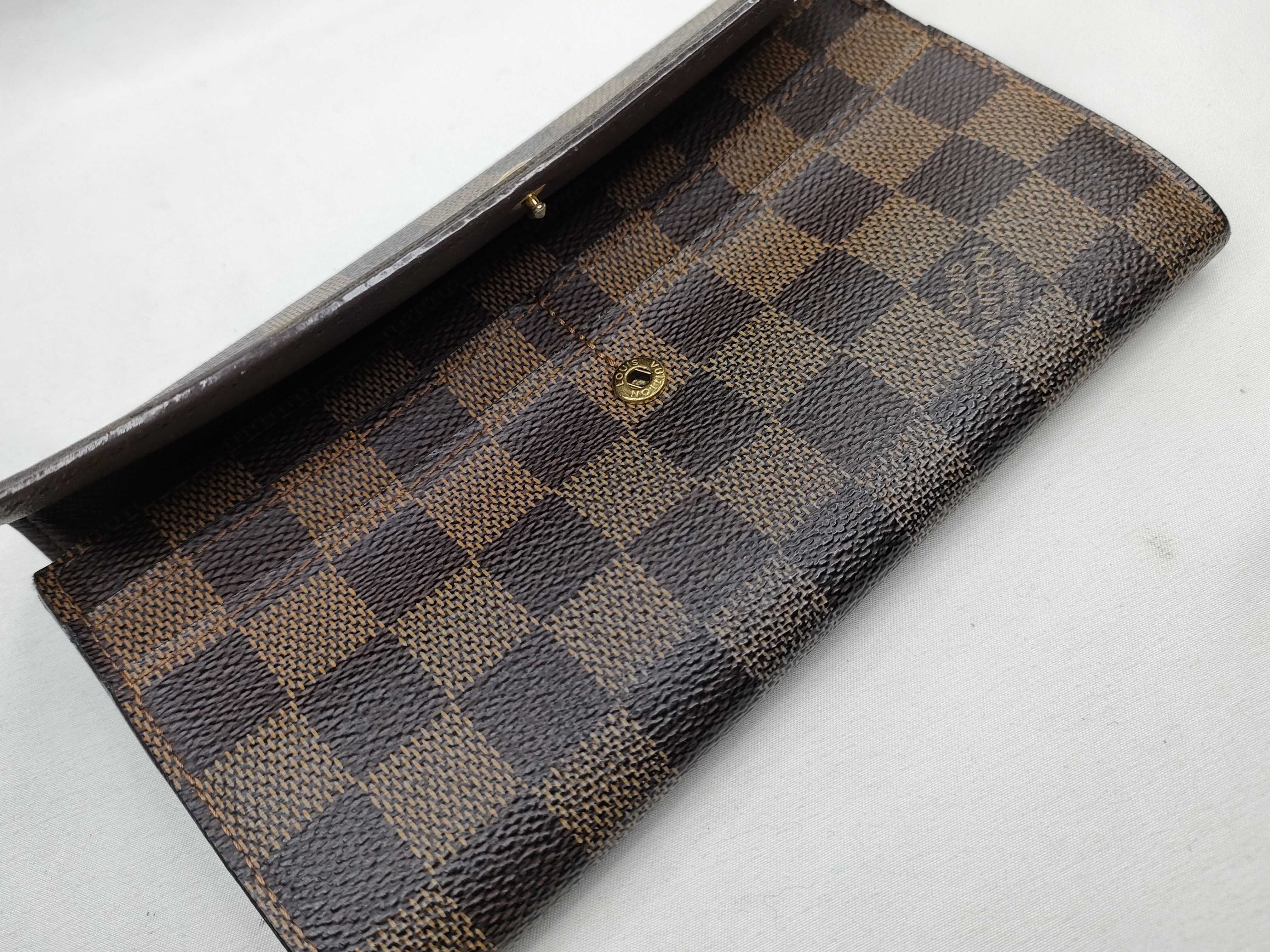 Damier Louis Vuitton Damier Portefeuille Sarah Wallet — view 15