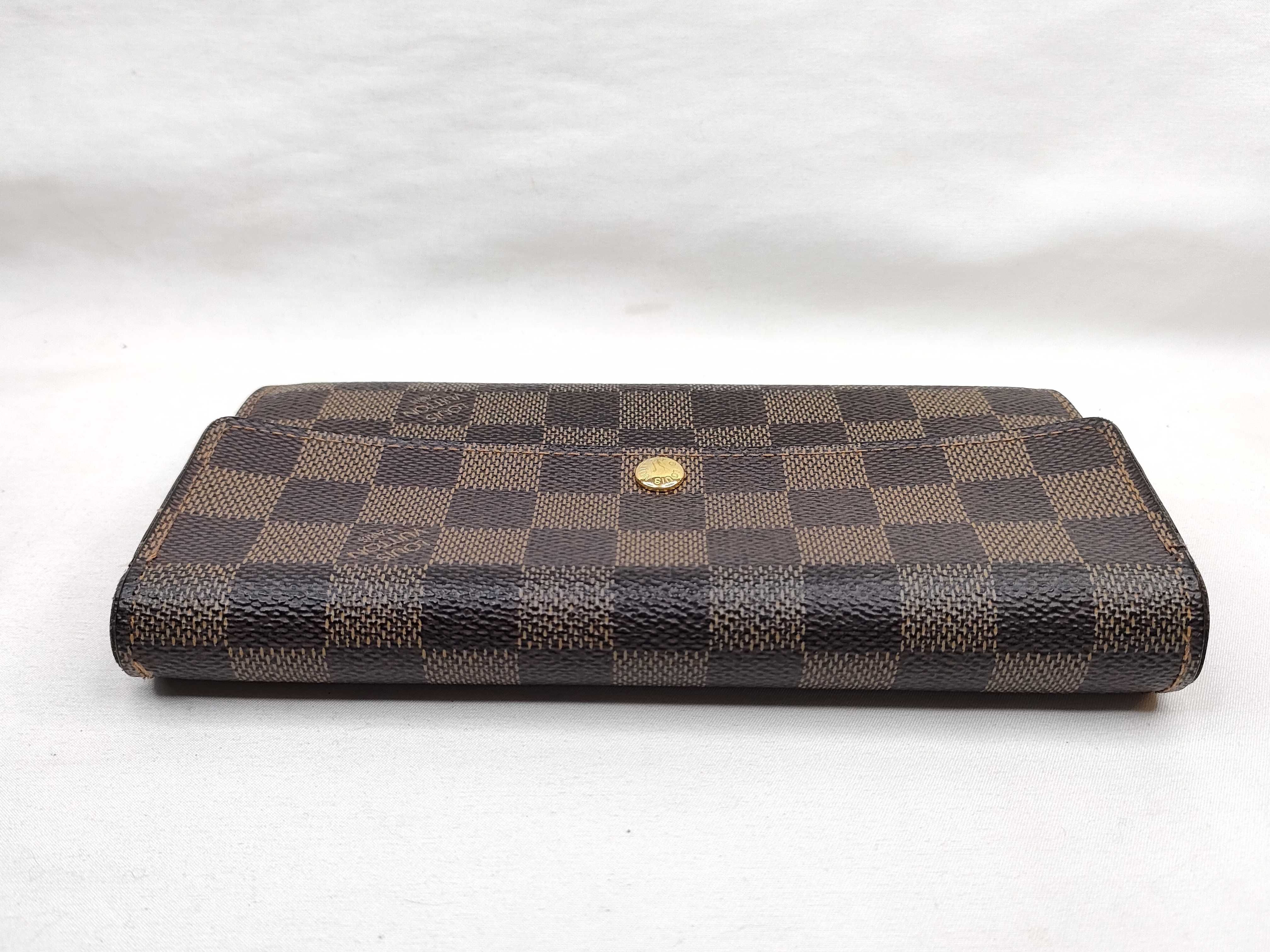 Damier Louis Vuitton Damier Portefeuille Sarah Wallet — view 6