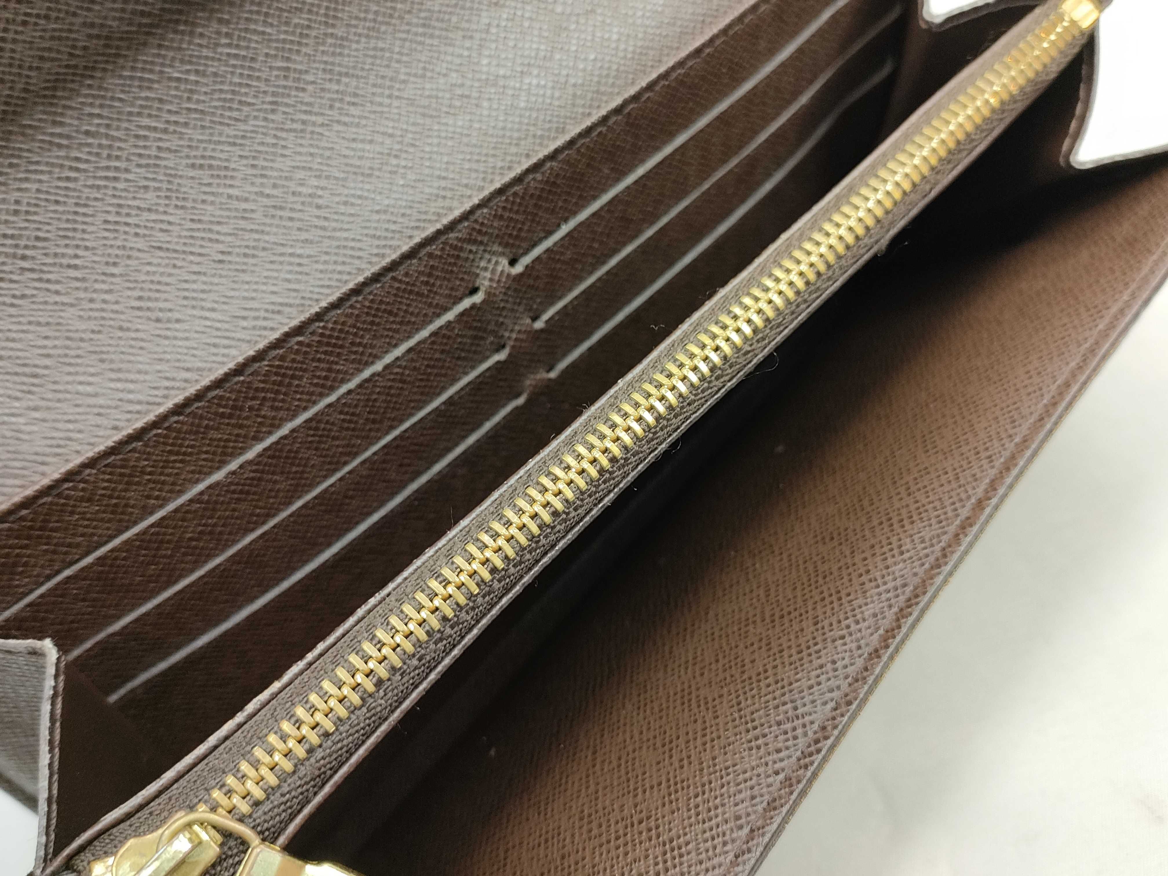 Damier Louis Vuitton Damier Portefeuille Sarah Wallet — view 8