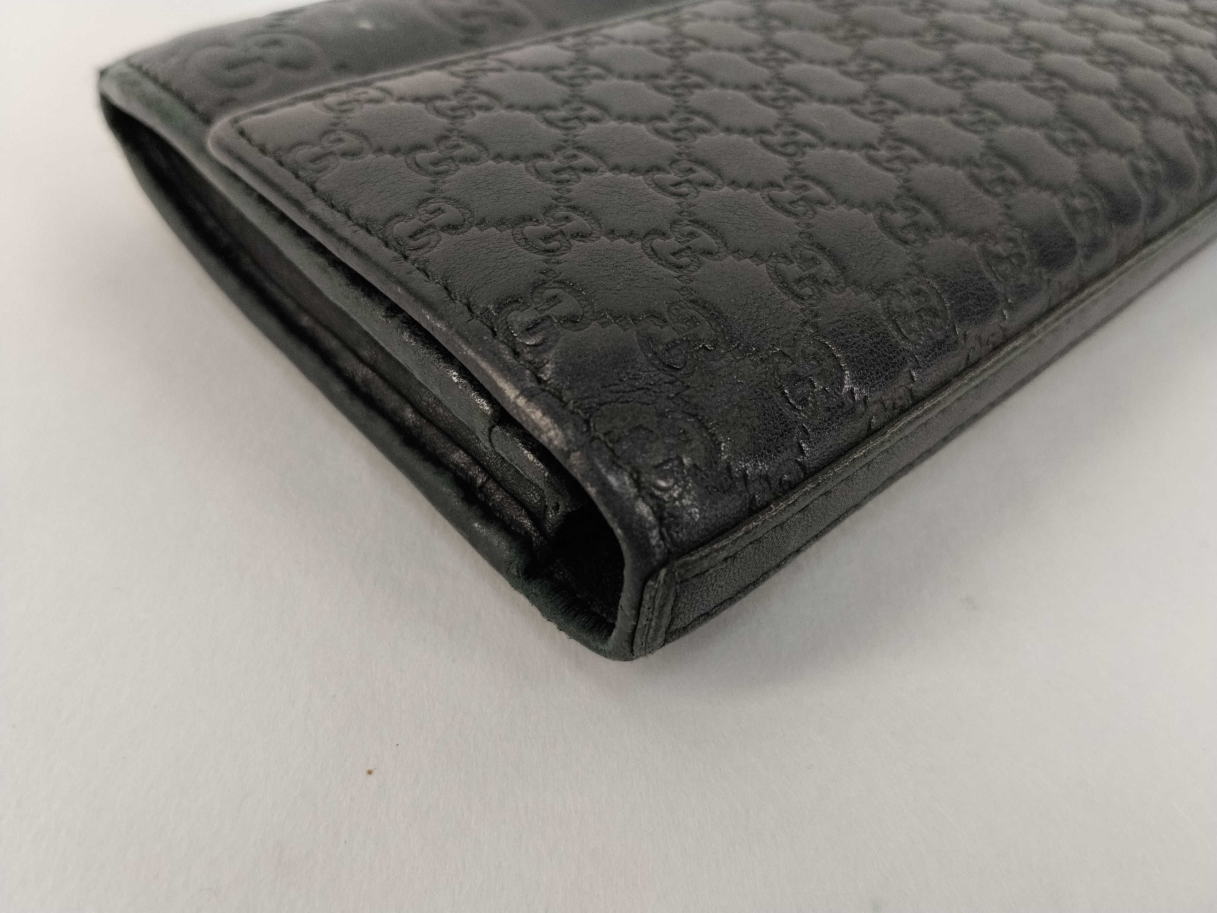 Guccissima Wallet, Guccissima, Micro GG Black Wallet — view 3