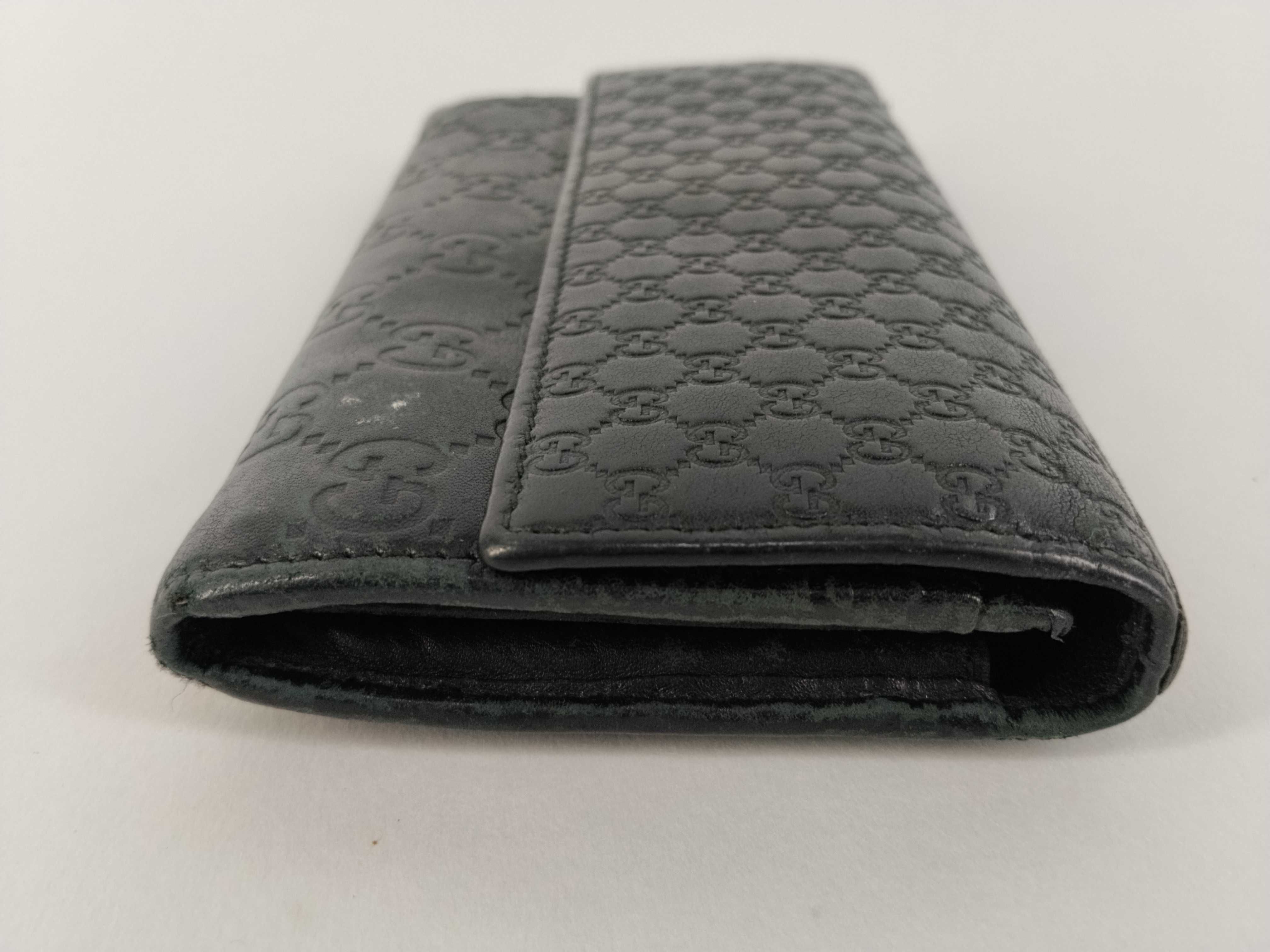 Guccissima Wallet, Guccissima, Micro GG Black Wallet — view 4