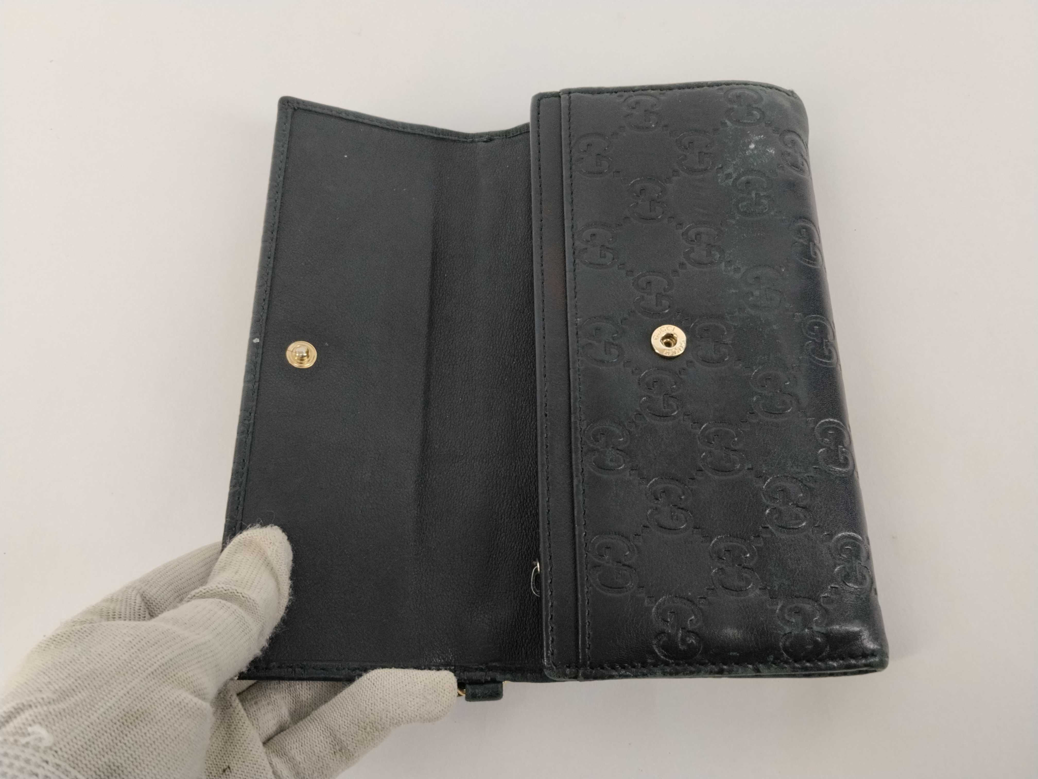 Guccissima Wallet, Guccissima, Micro GG Black Wallet — view 9