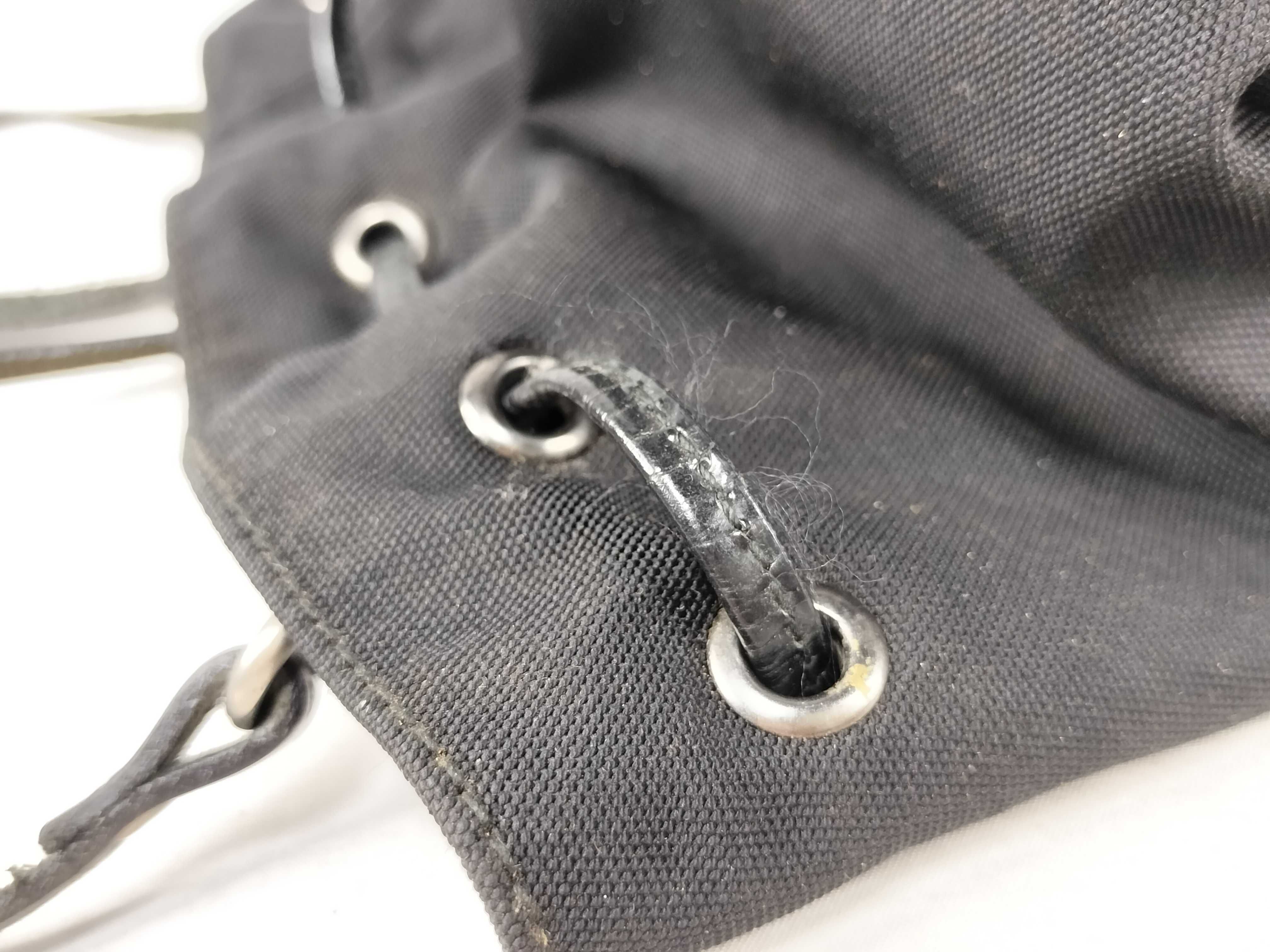 Shoulder Bag, Drawstring, Black — view 12