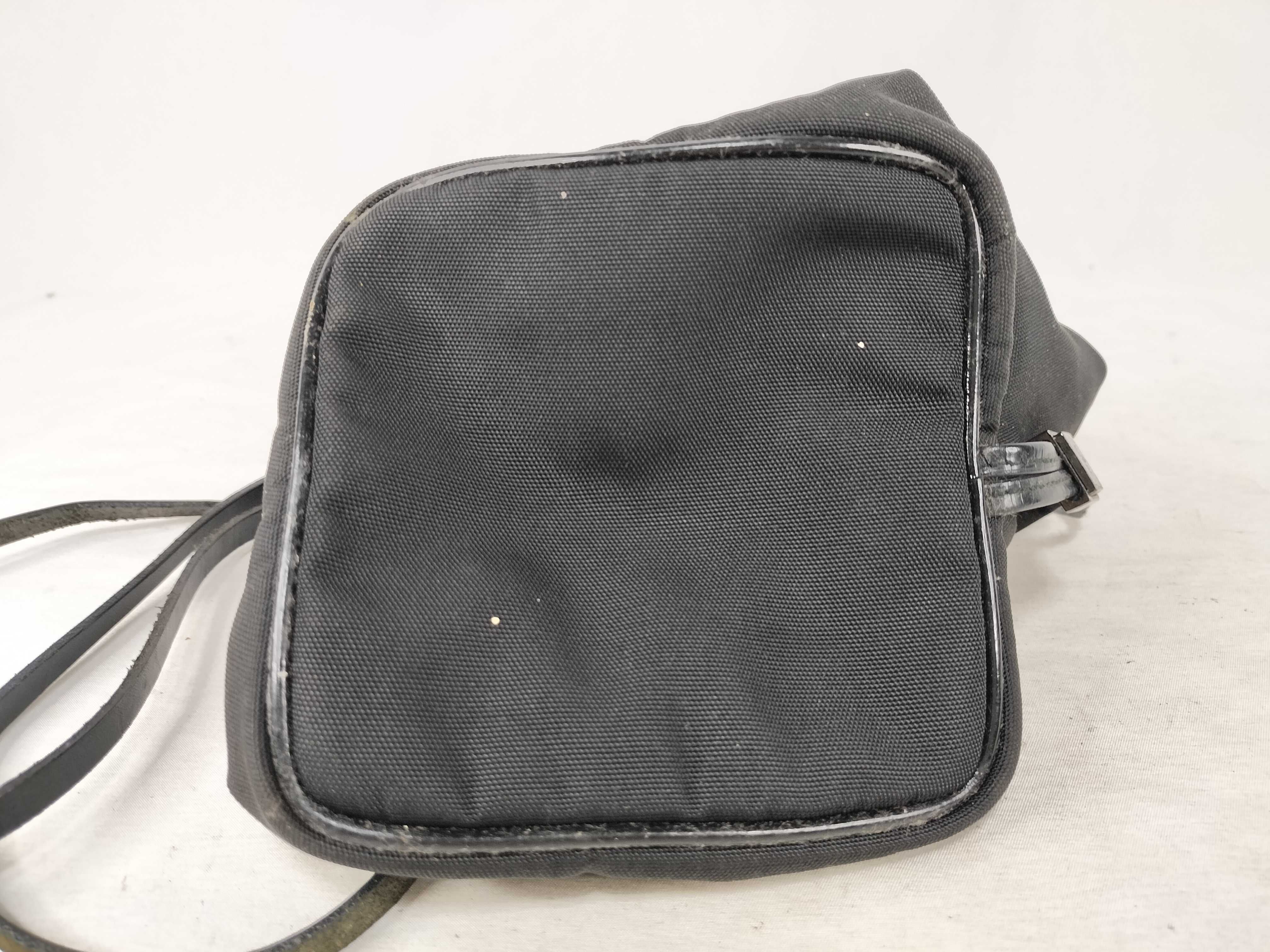 Shoulder Bag, Drawstring, Black — view 7
