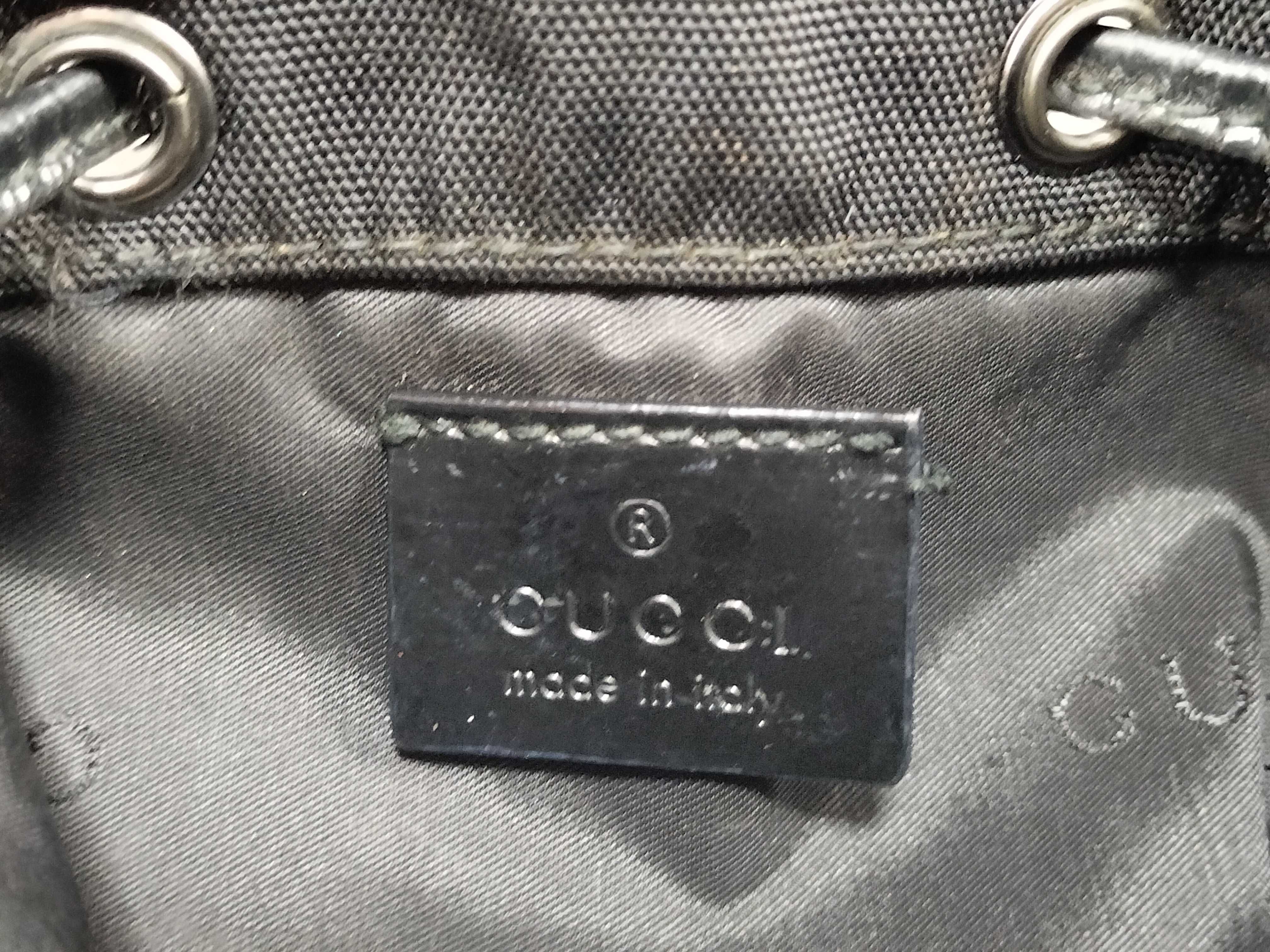 Shoulder Bag, Drawstring, Black — view 10