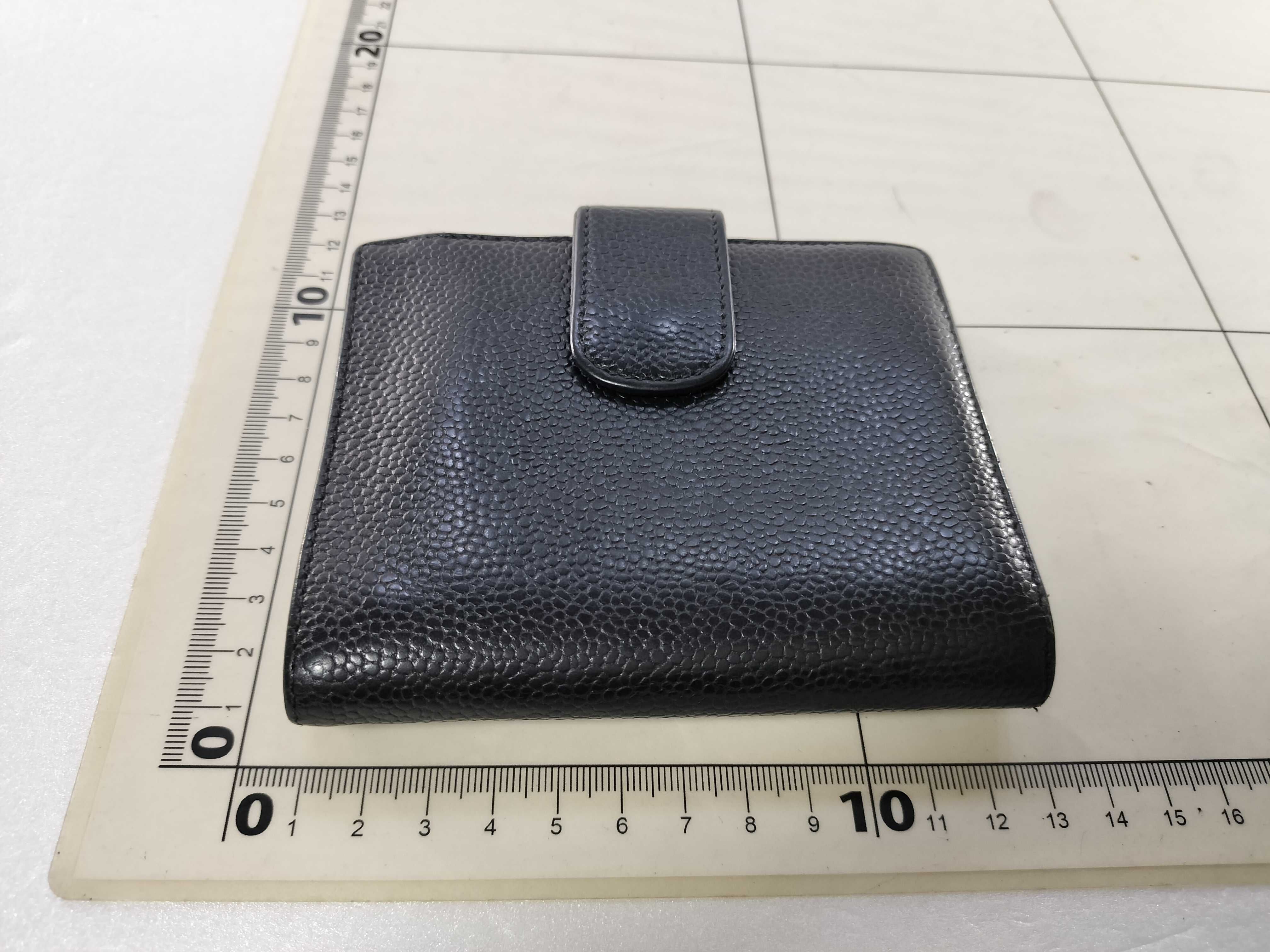 Caviar Skin Coco Double Snap Tri-fold Wallet 4660422 Wallet — view 2