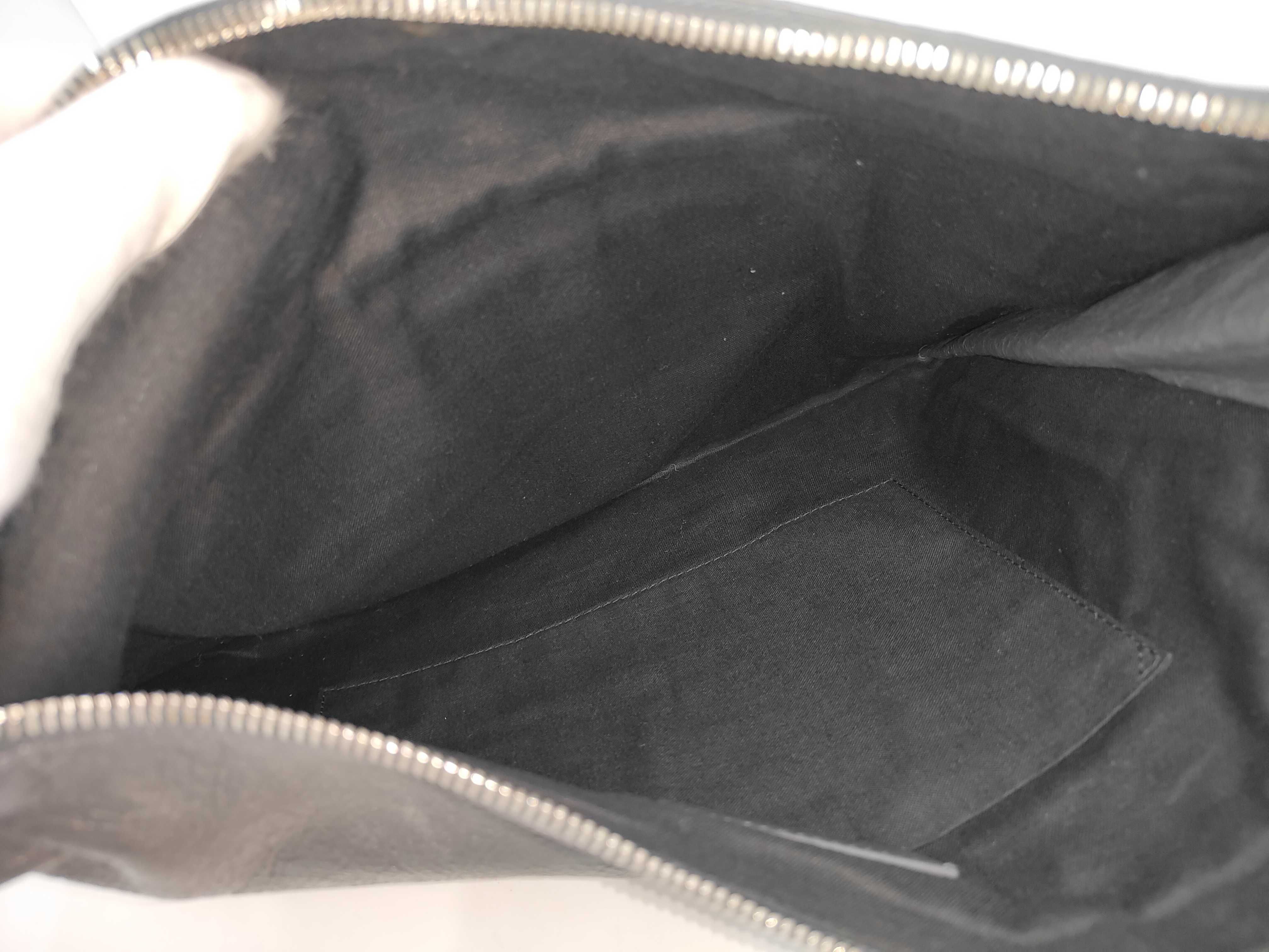 Classic Moto Clutch Bag Black Silver Hardware (Second Bag) — view 5