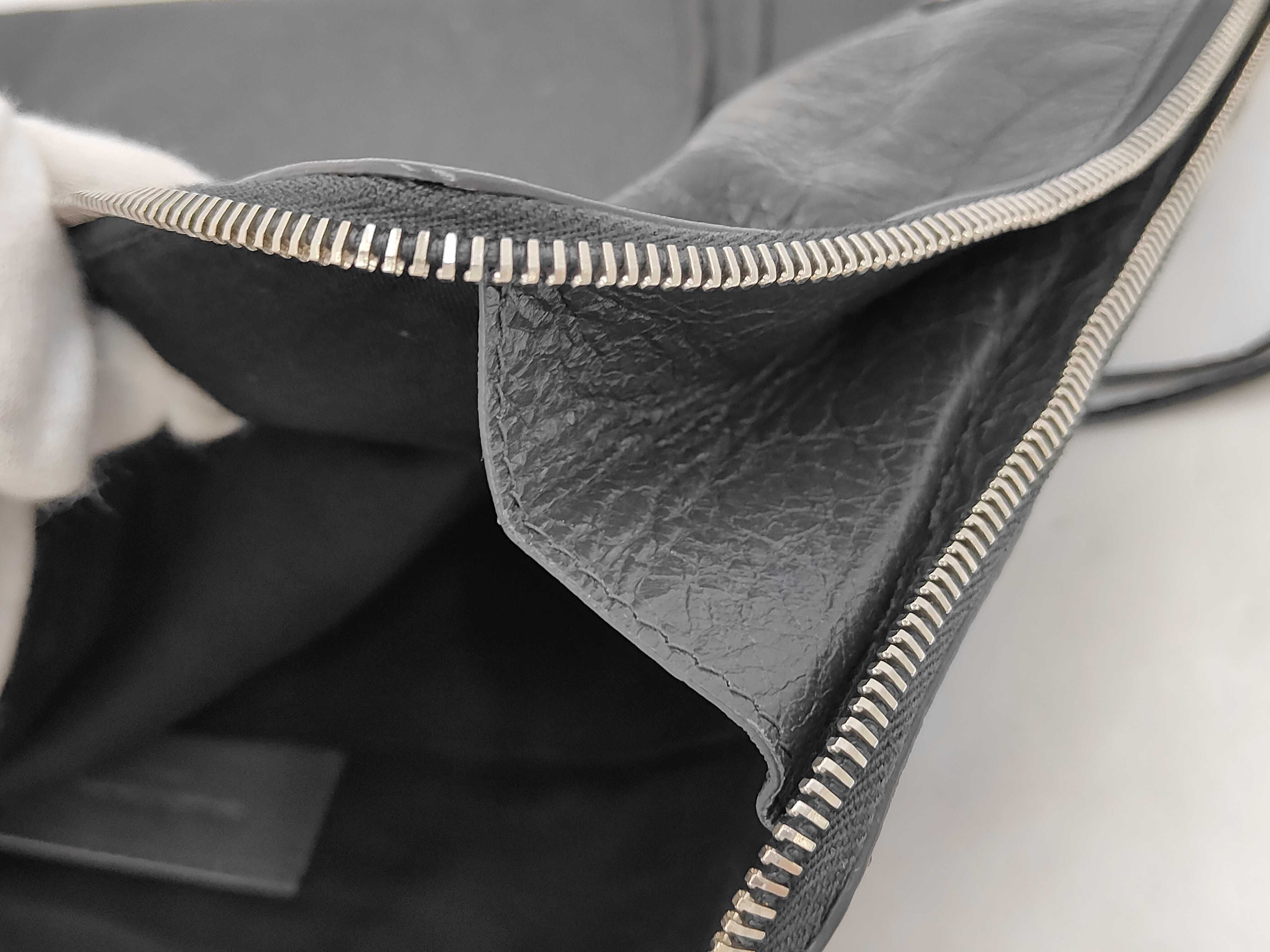 Classic Moto Clutch Bag Black Silver Hardware (Second Bag) — view 7