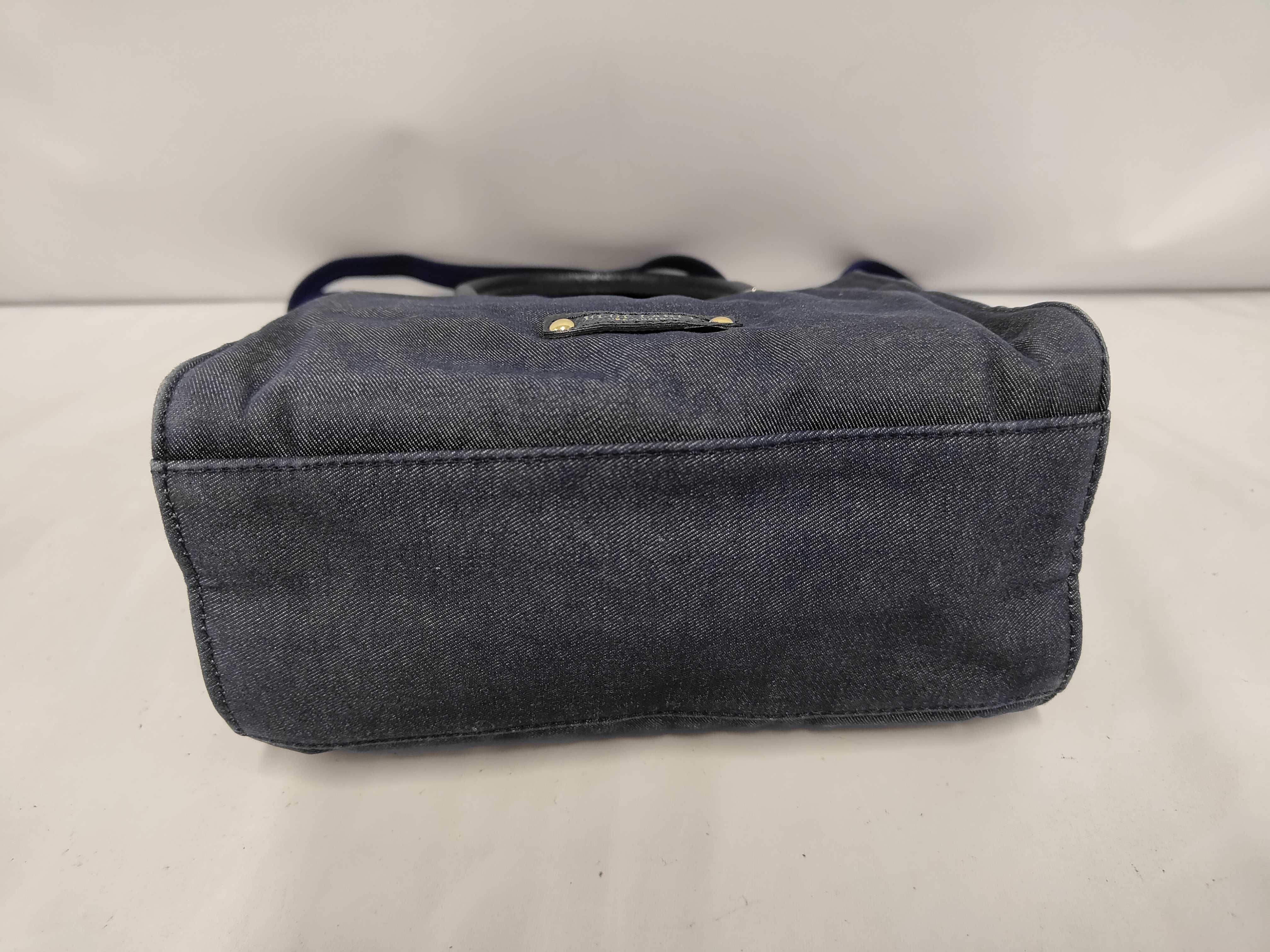 Crestbridge Blue Label Denim Nova Check 2-Way Shoulder Bag with Strap (Handbag) — view 3