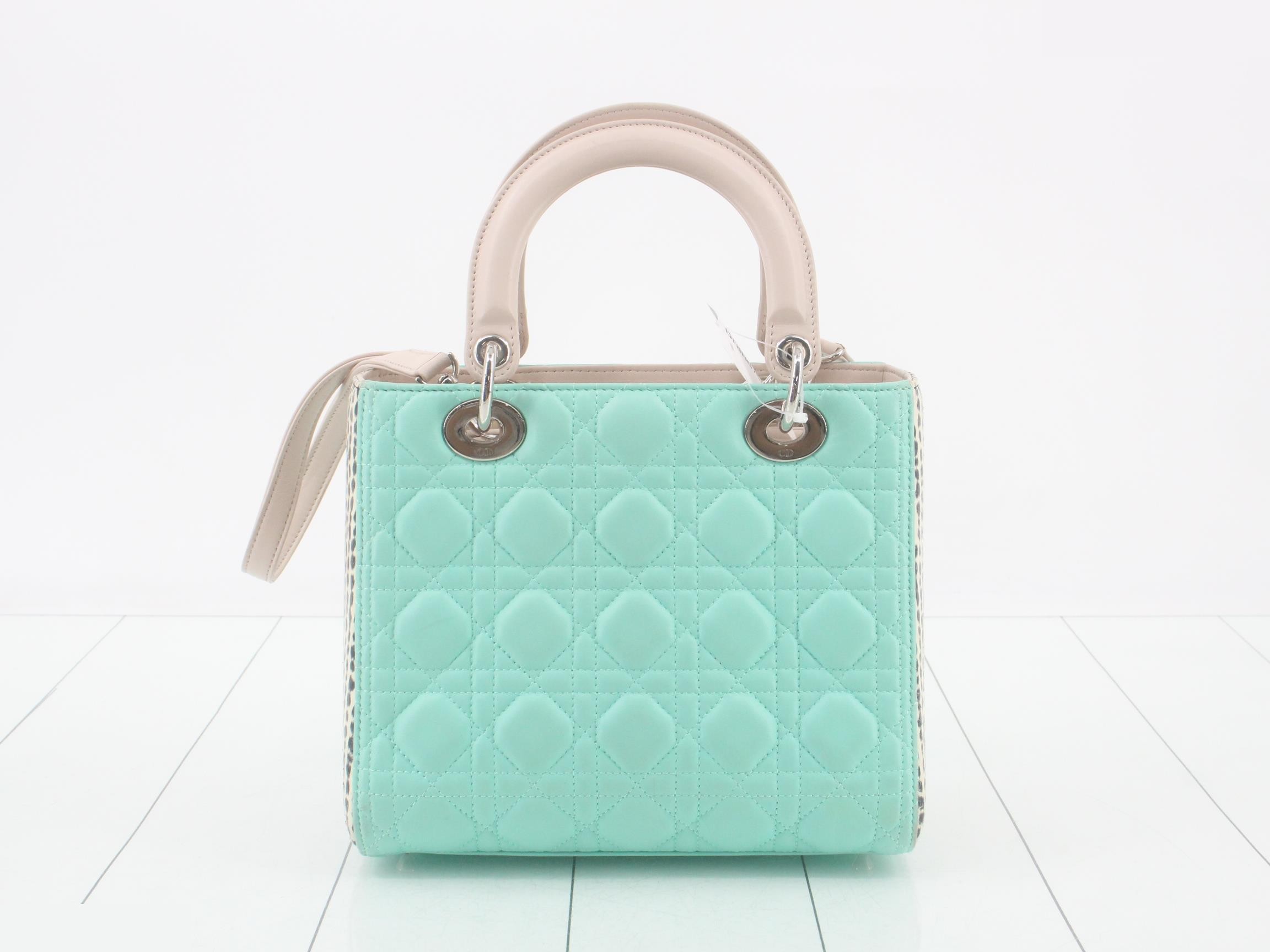 Lady Dior Canage Lamb/Python 2-Way Shoulder/Handbag — view 2