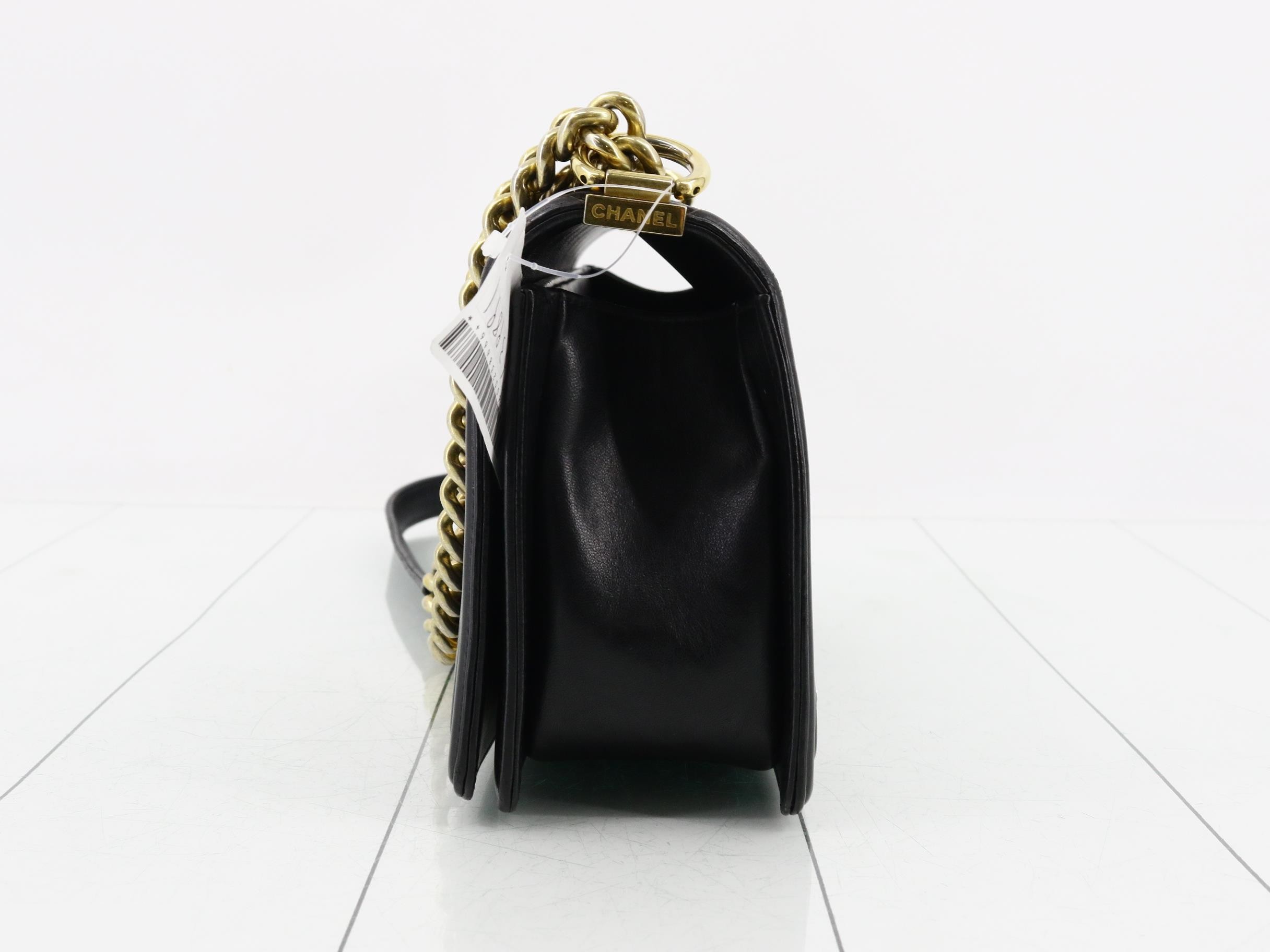 BOY CHANEL Lambskin Shoulder Bag — view 3