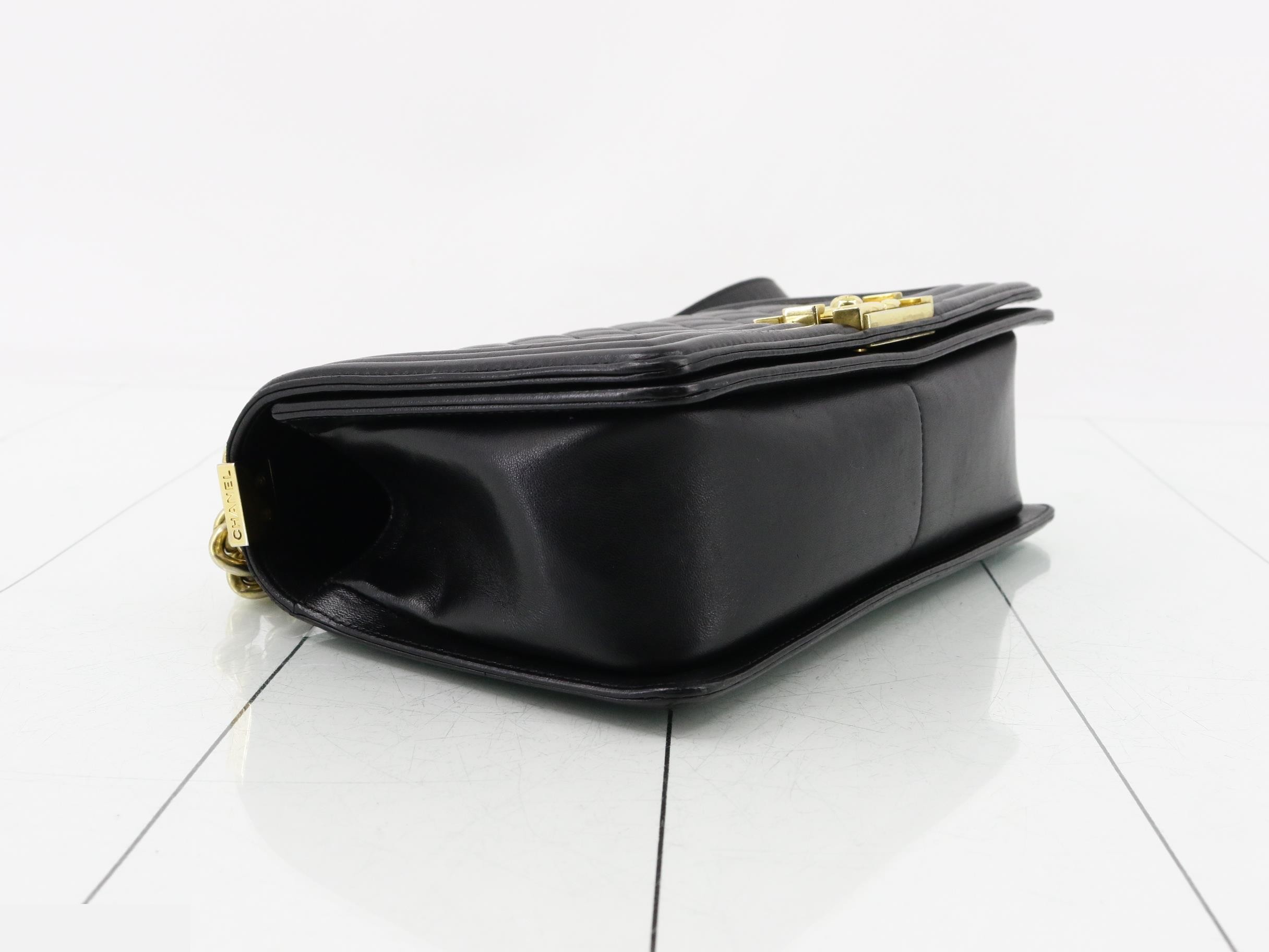BOY CHANEL Lambskin Shoulder Bag — view 5
