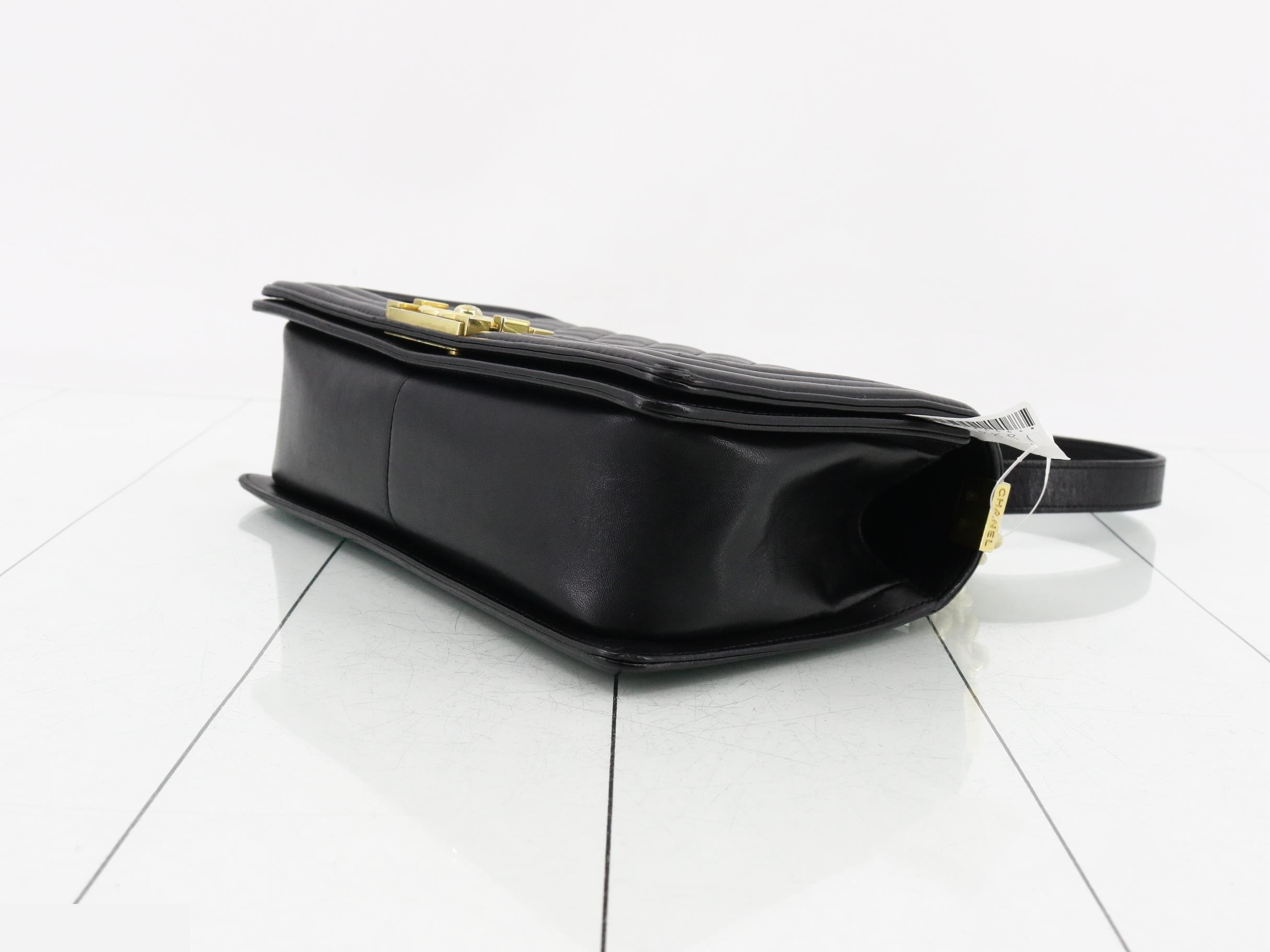 BOY CHANEL Lambskin Shoulder Bag — view 6