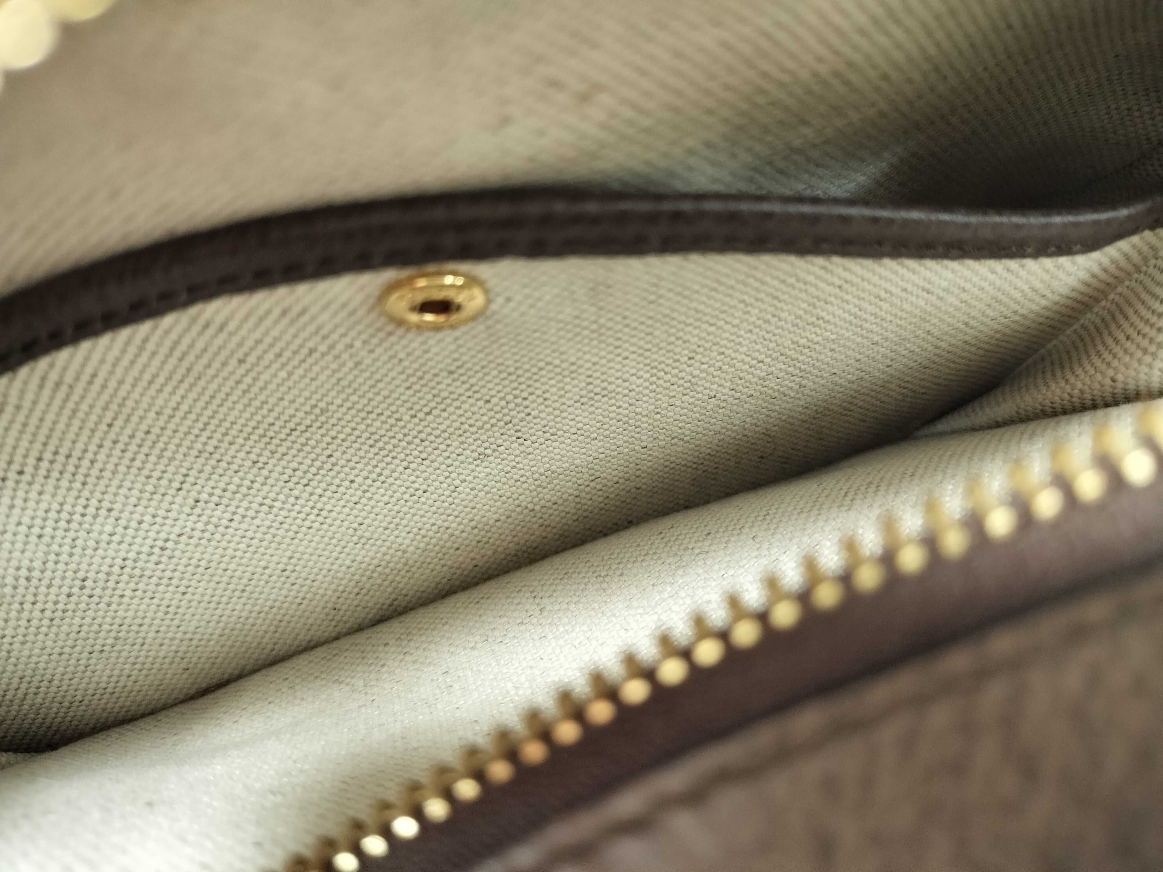 GG Jumbo GG Canvas x Leather Shoulder Bag, Beige, 696075 (Shoulder Bag) — view 11