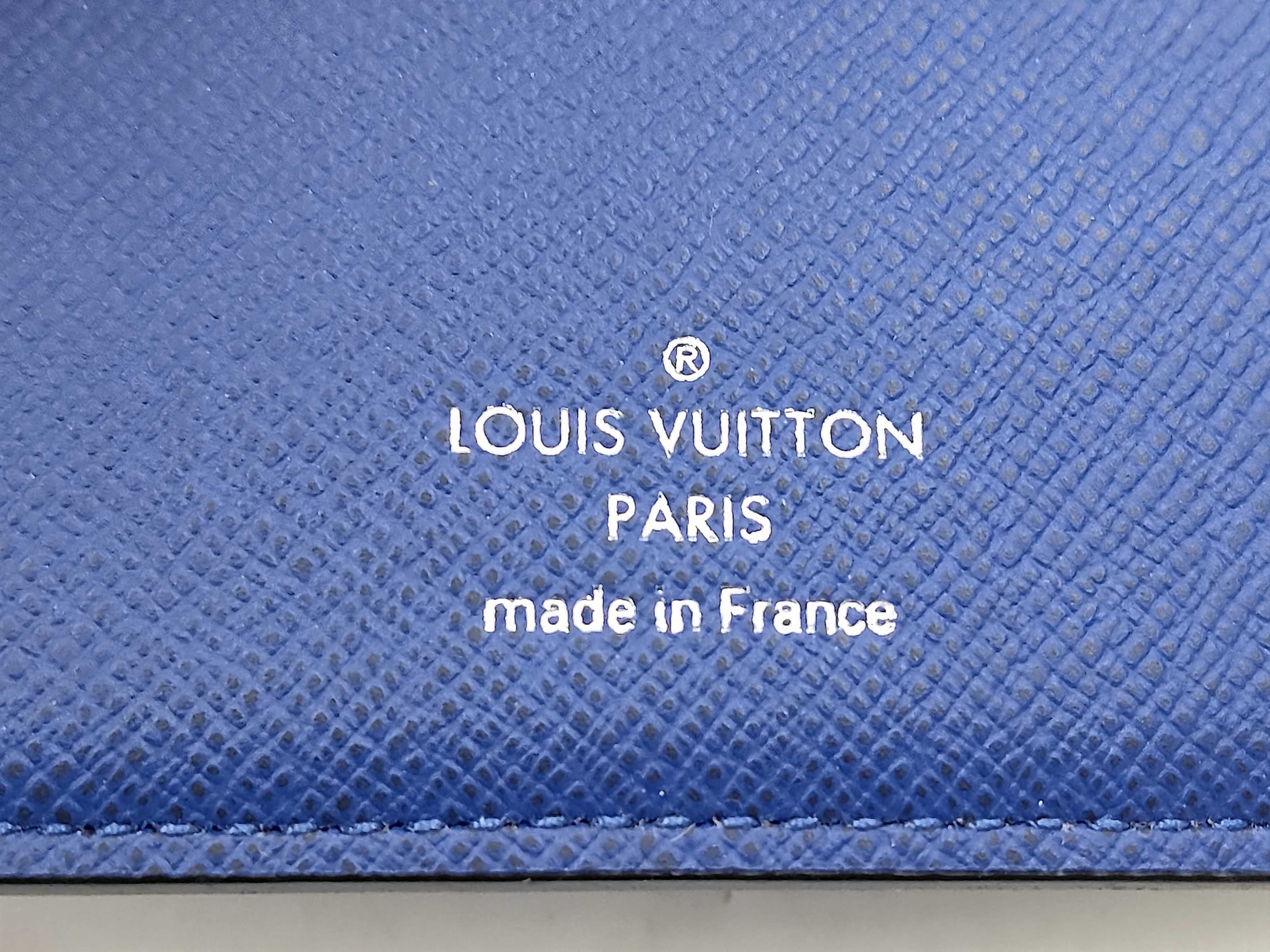 Navy Monogram Wallet — view 7