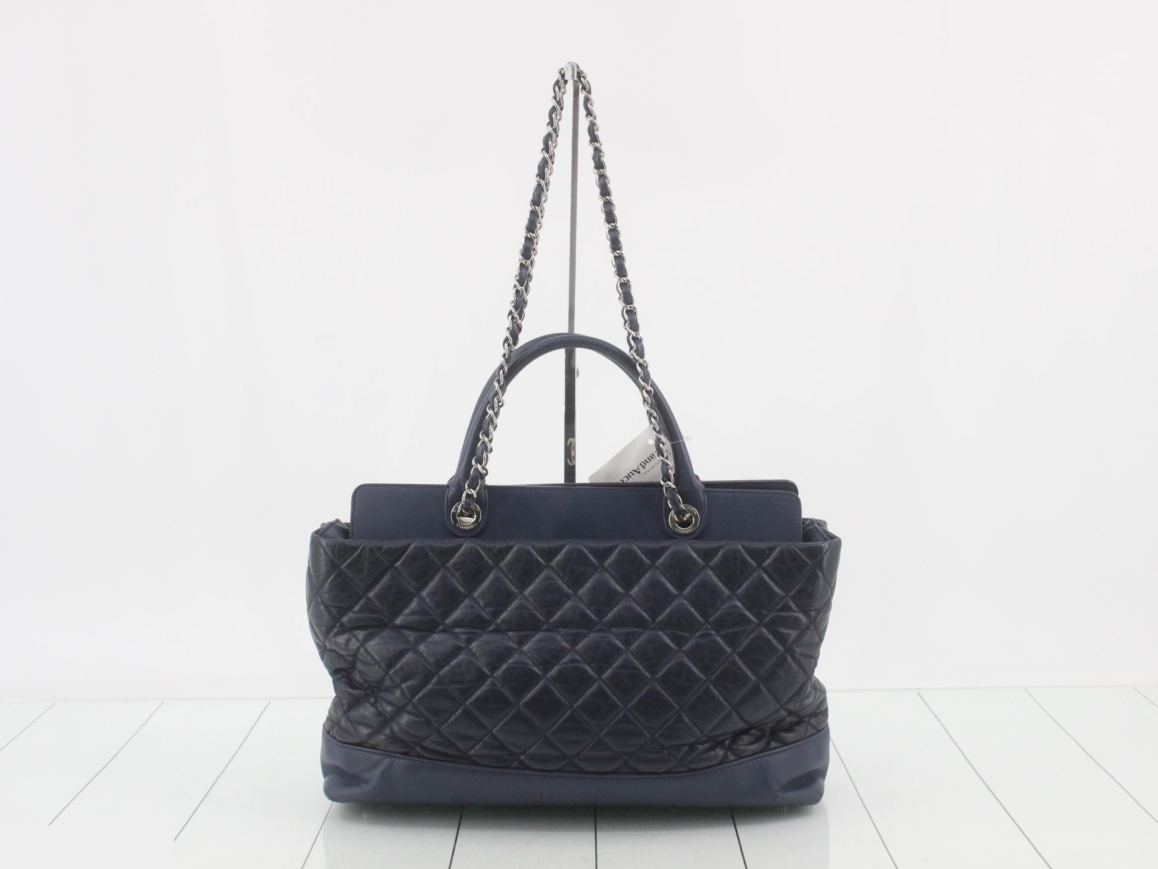 Portobello Tote Bag, 2-way, Navy — view 2