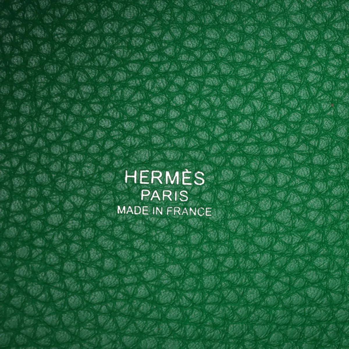 Picotan Lock 18 PM Monochrome Taurillon Clemence Bamboo Green Hardware Z:2021 — view 8