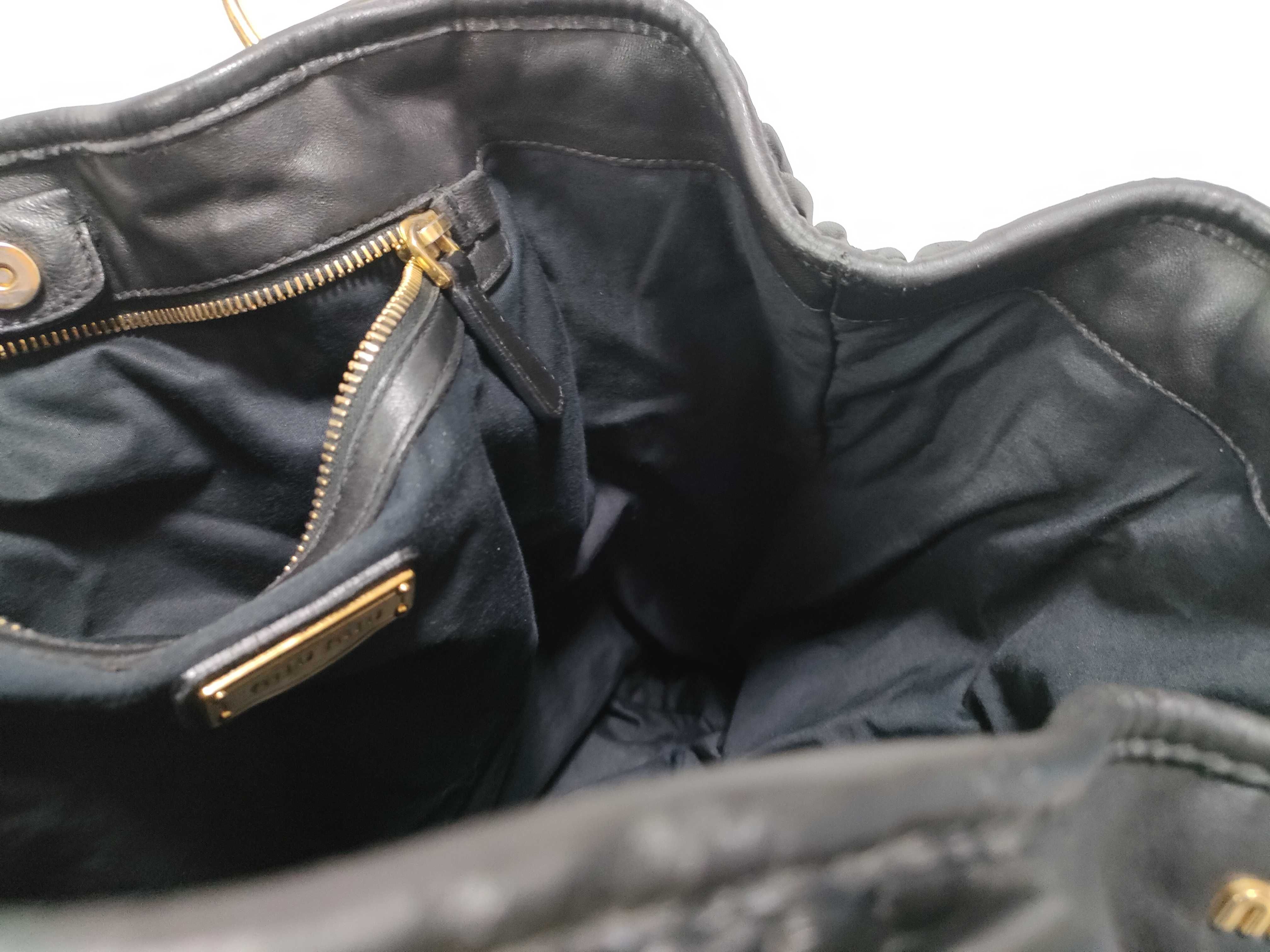 Matelassé Black Tote Bag — view 11