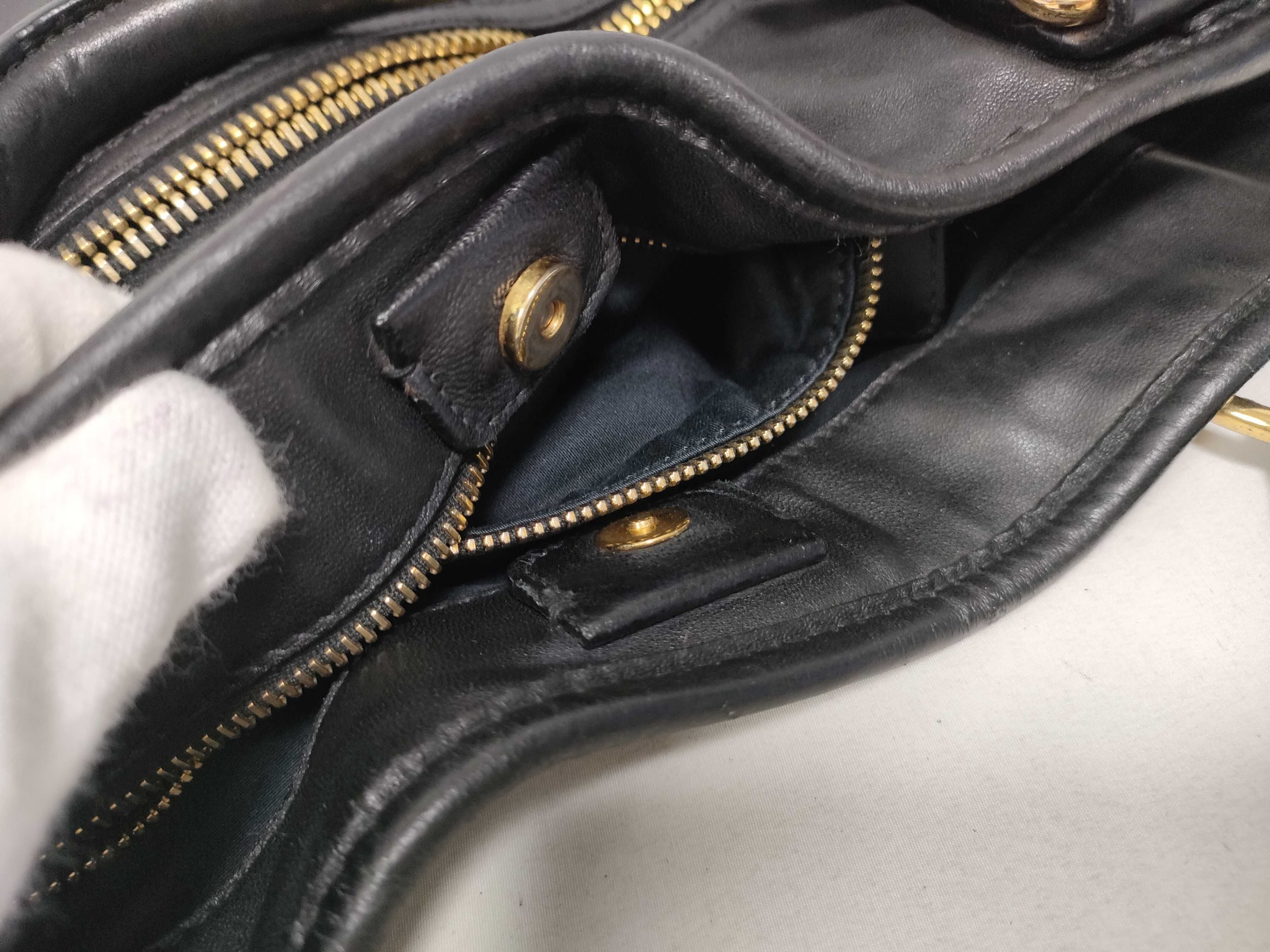Matelassé Black Tote Bag — view 15