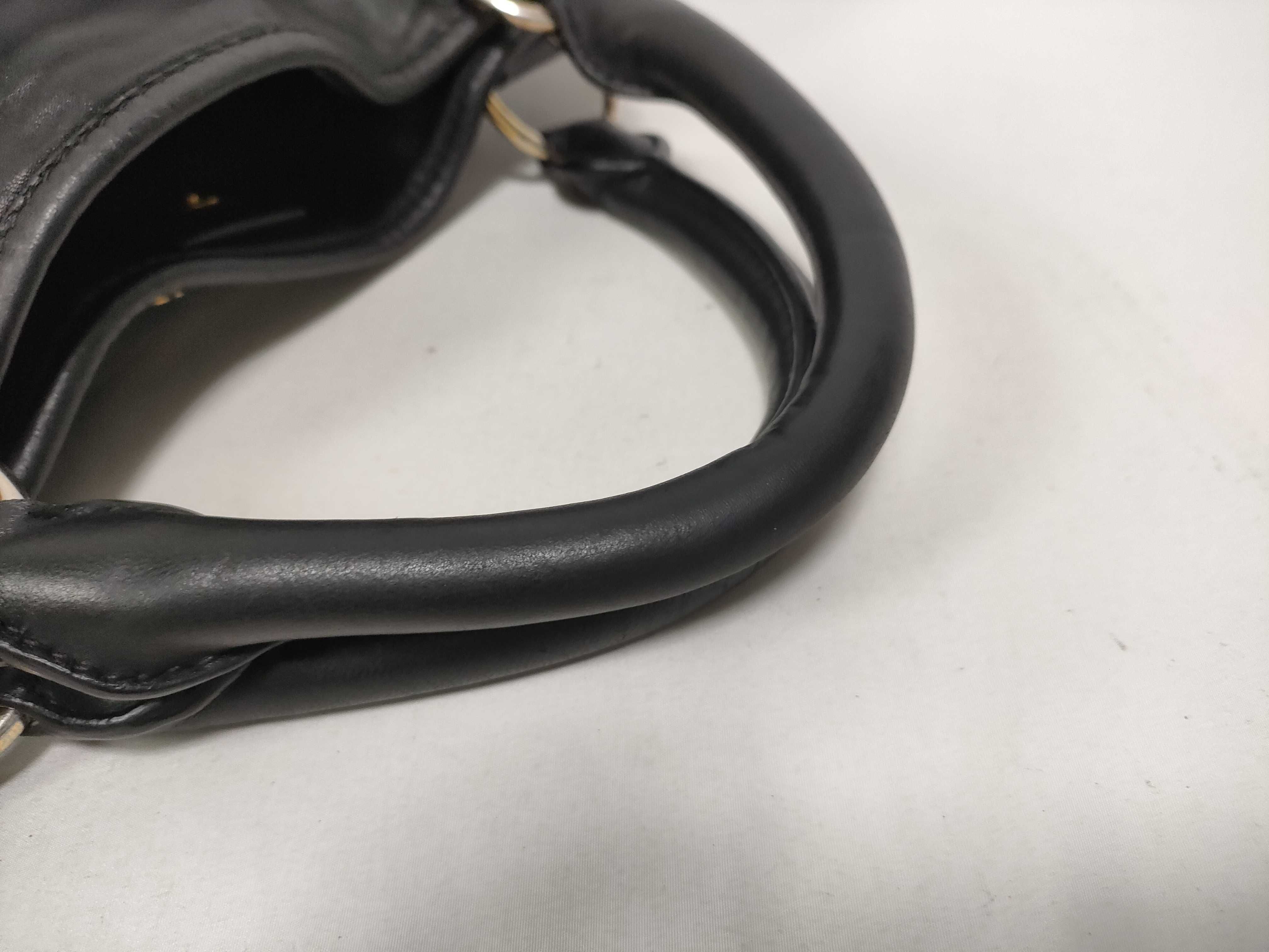 Matelassé Black Tote Bag — view 7