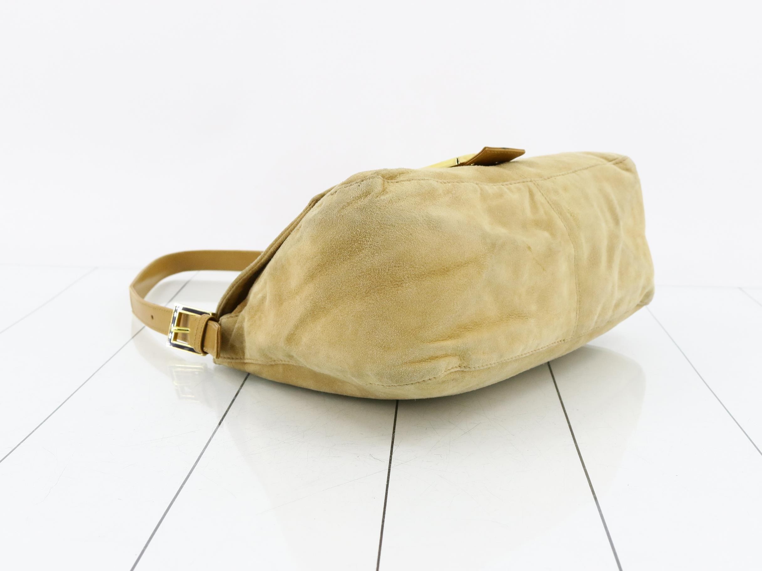 Suede bucket handbag — view 5