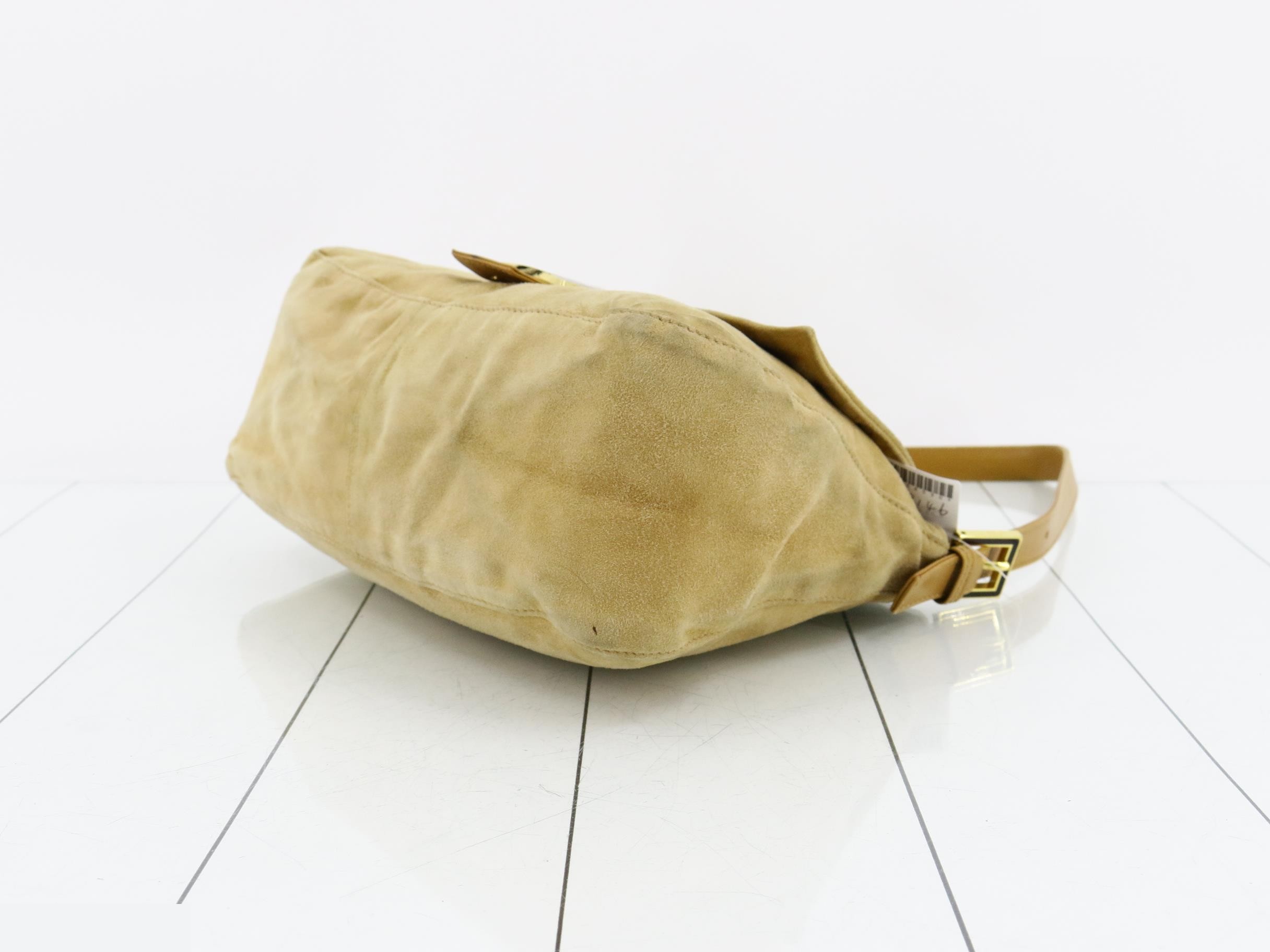 Suede bucket handbag — view 6