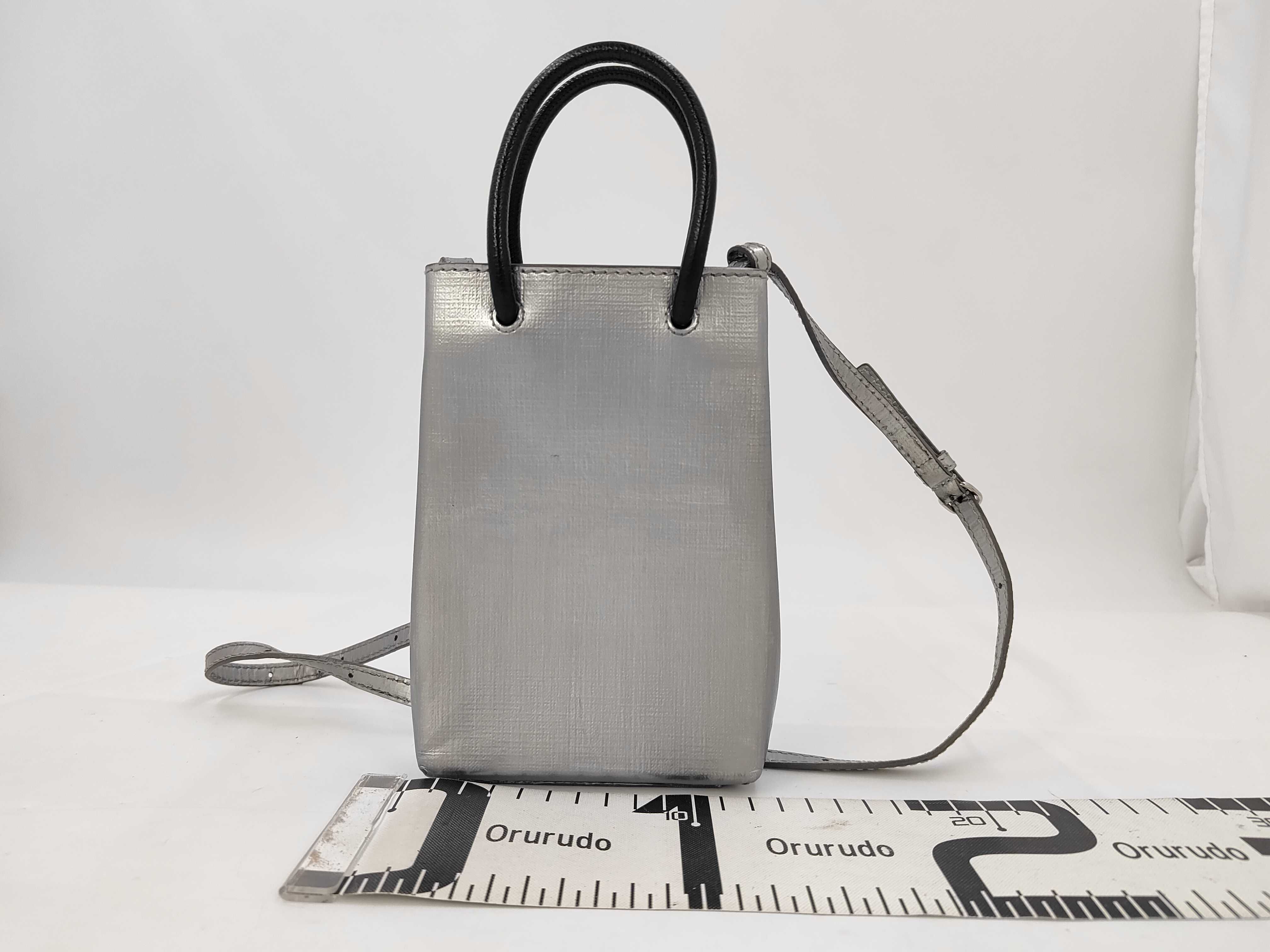 Silver Mini Tote Bag (Handbag) — view 2