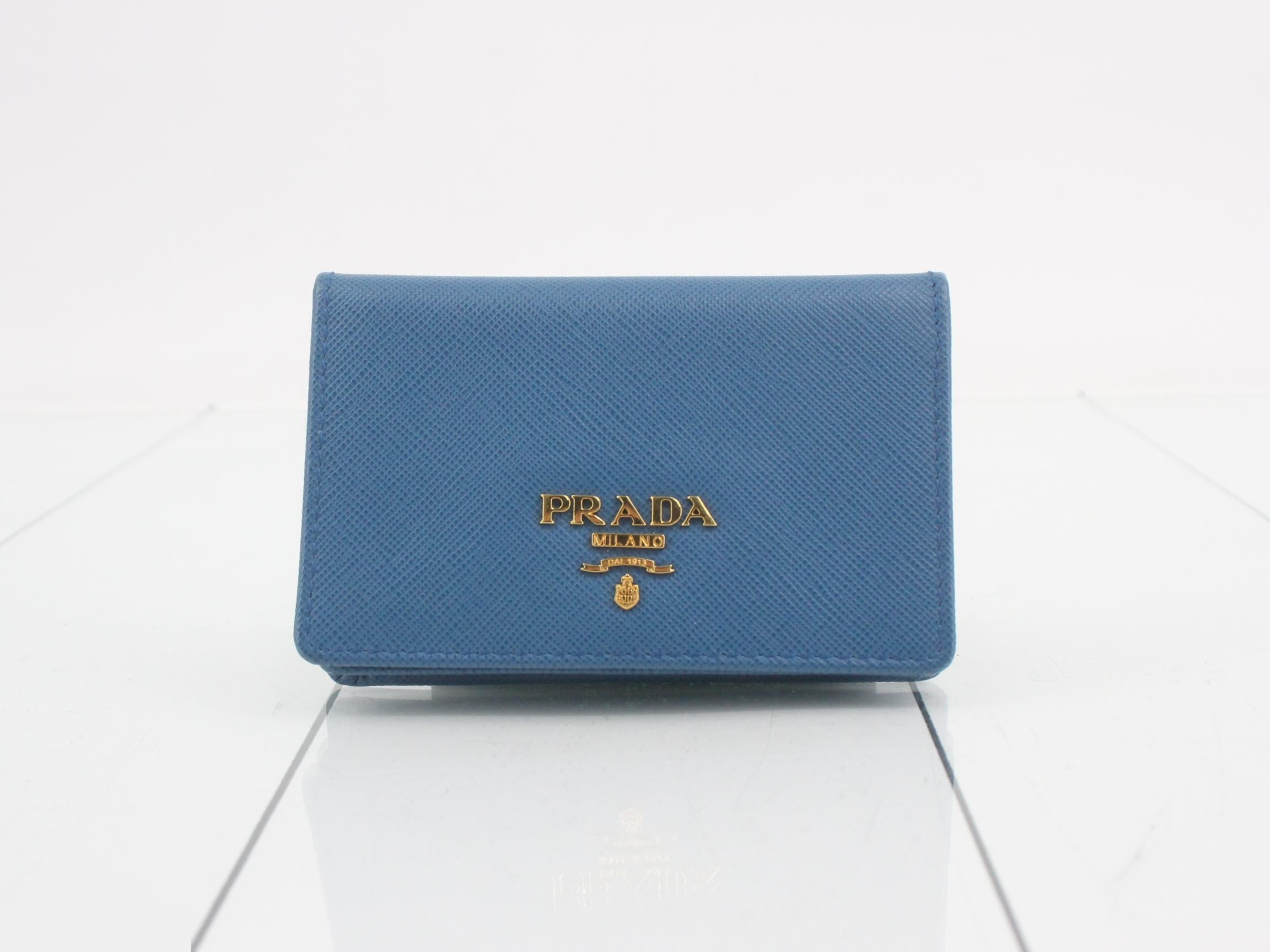 Saffiano Logo Card Case