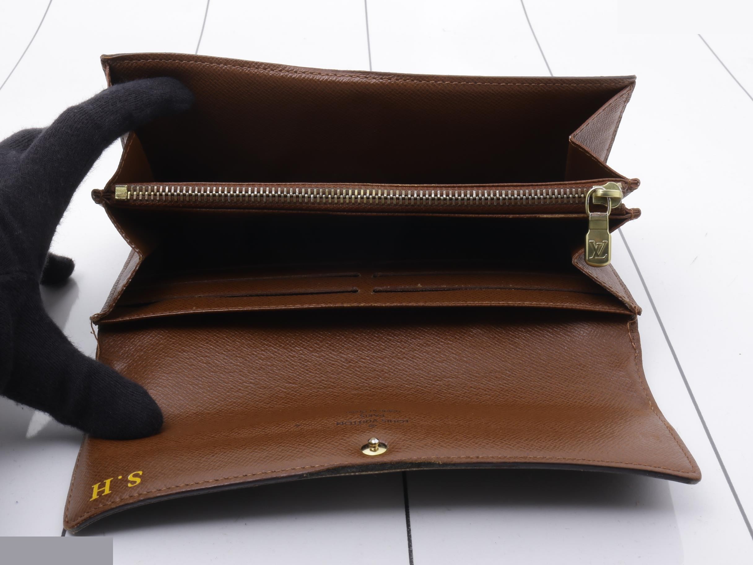 Monogram Portefeuille Sarah Bi-fold Long Wallet — view 4