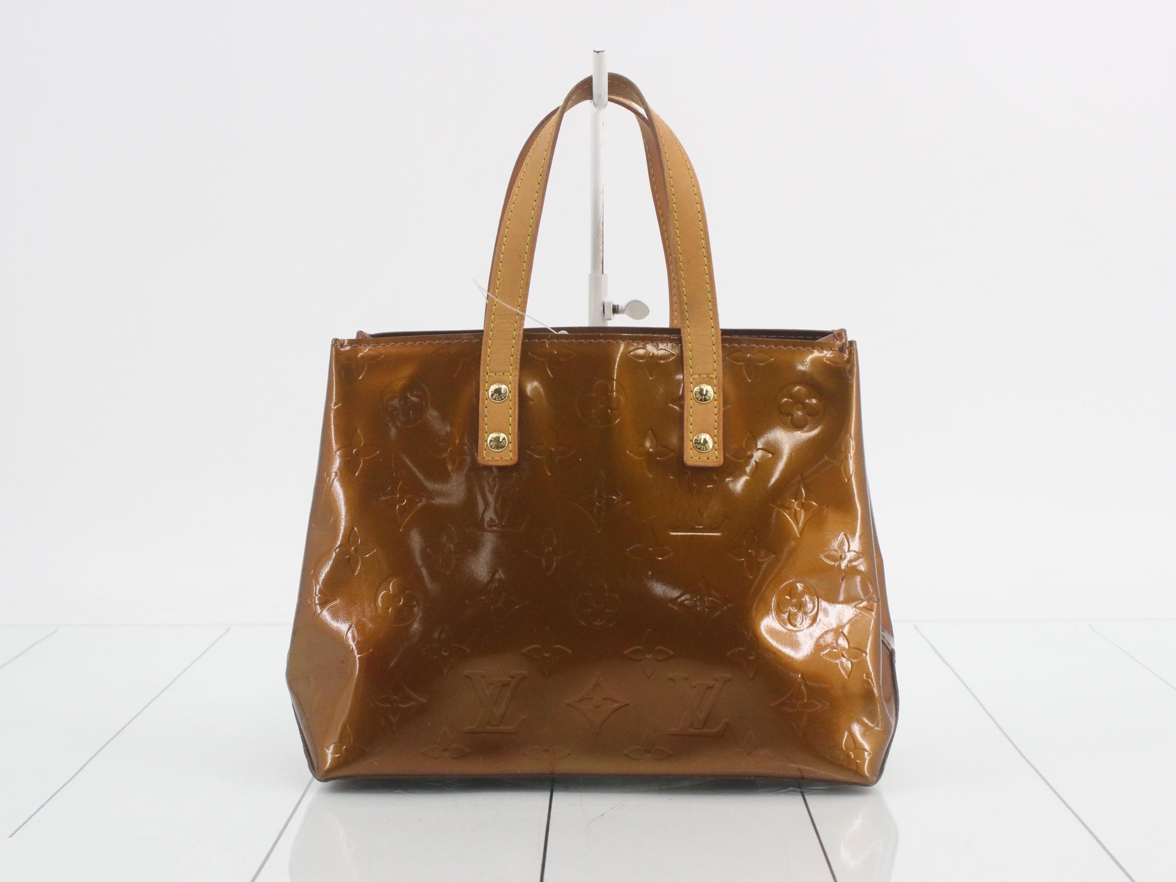 Vernis Lead PM Handbag, Bronze