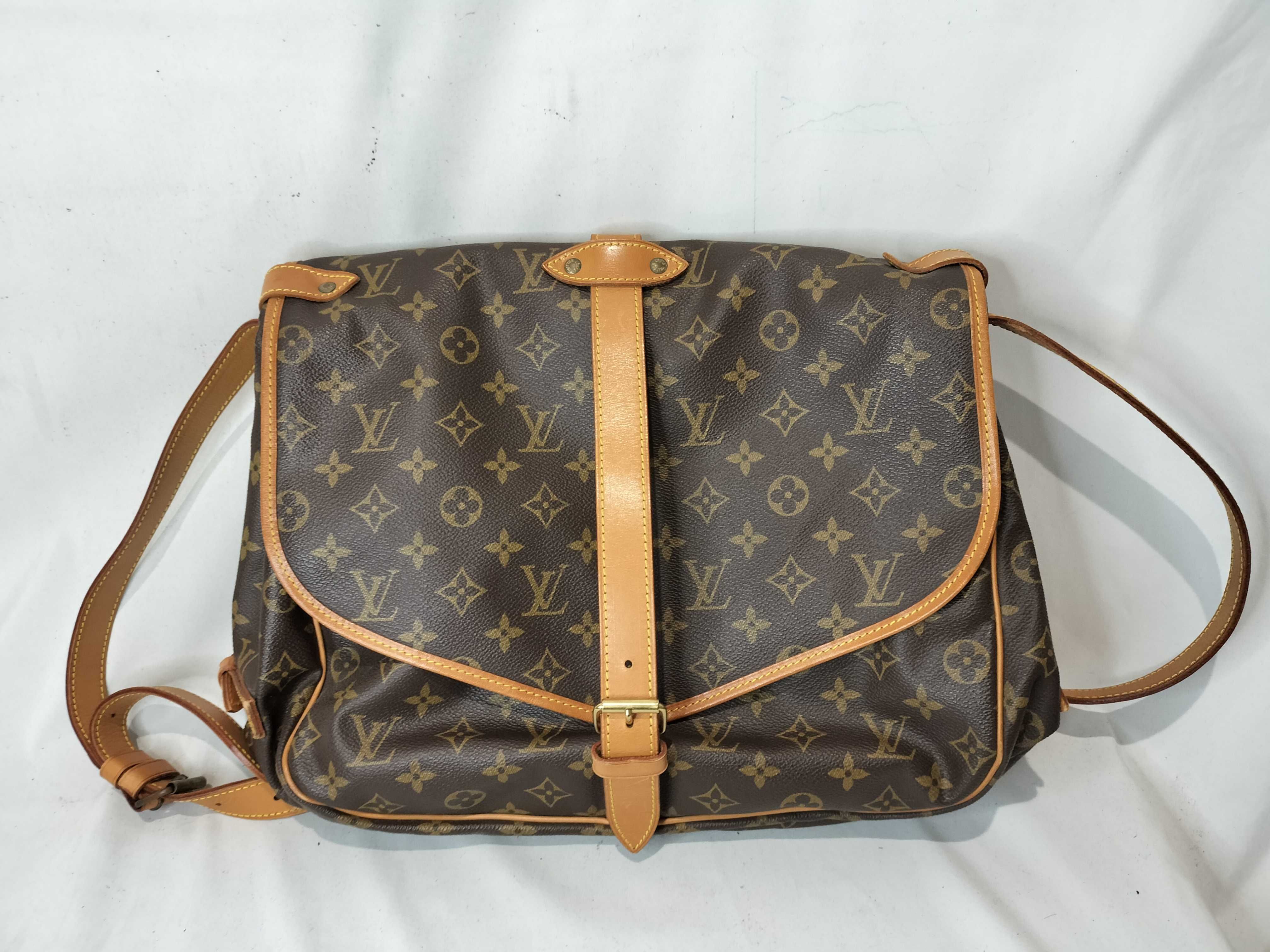 Monogram M42254 Saumur 35 Shoulder Bag