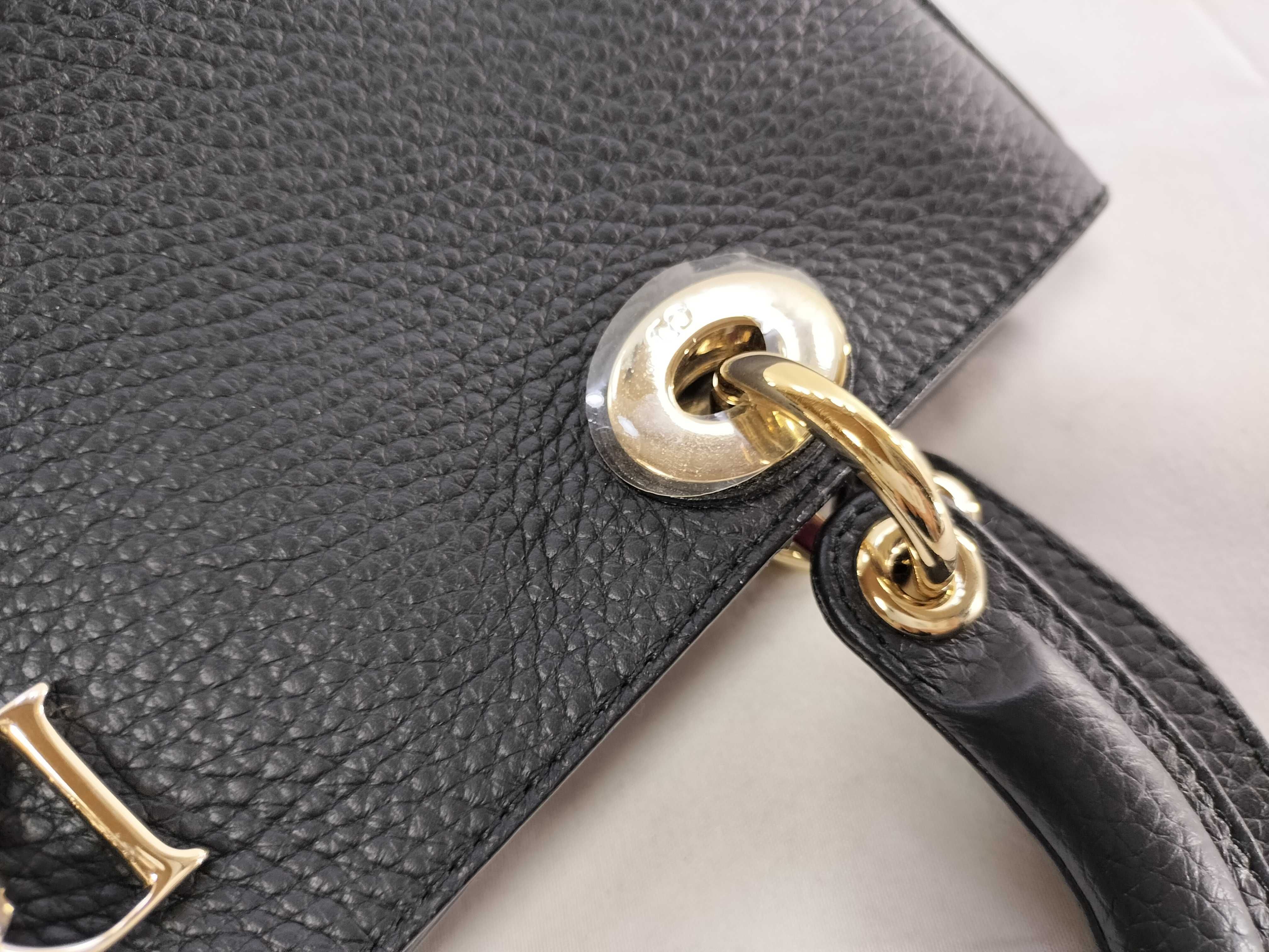 Diorissimo Mini 2-Way Bag, Leather, Black Bicolor Handbag — view 5