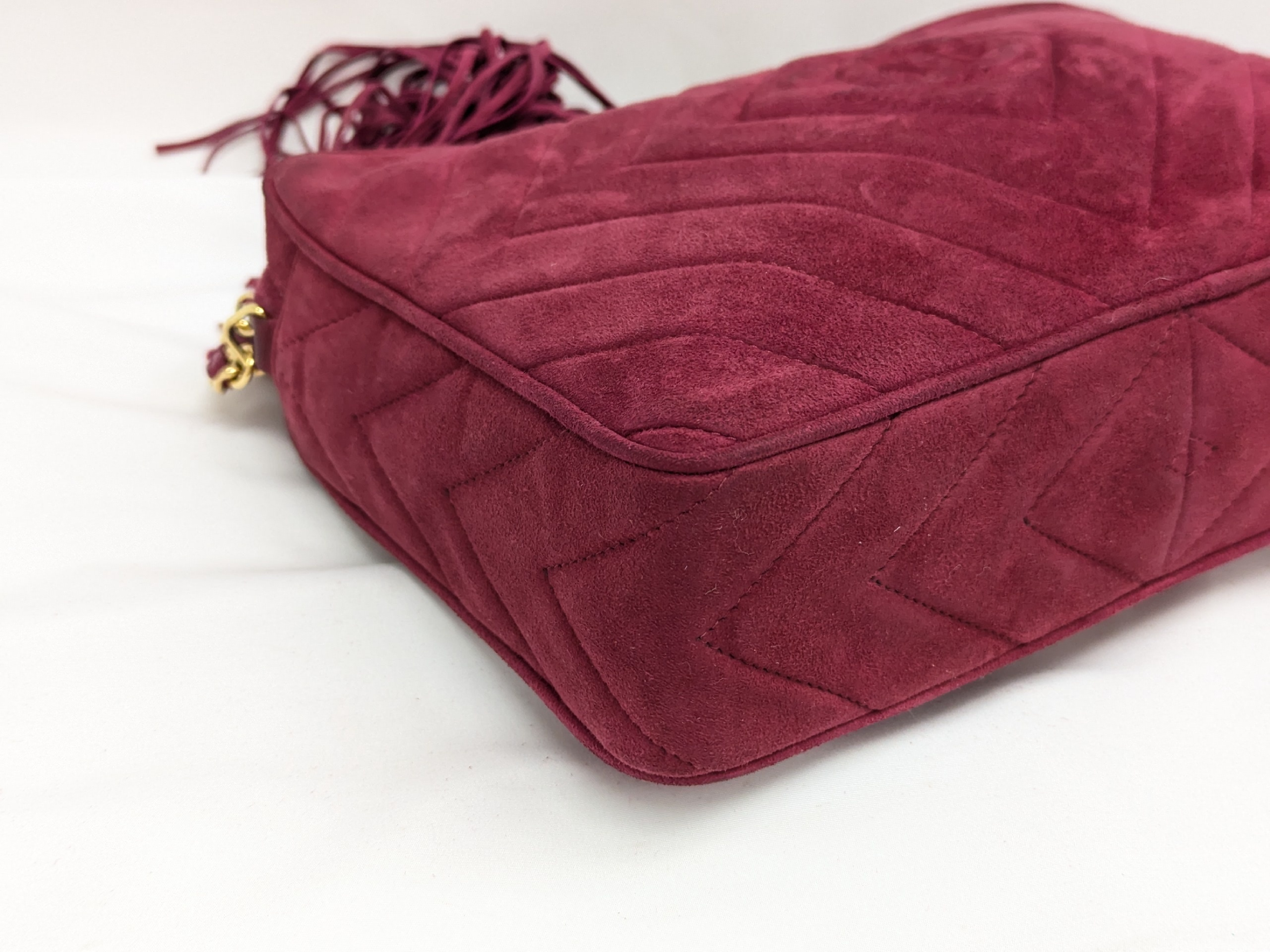 Suede Long Fringe Chain Shoulder Bag (Series 2) — view 3