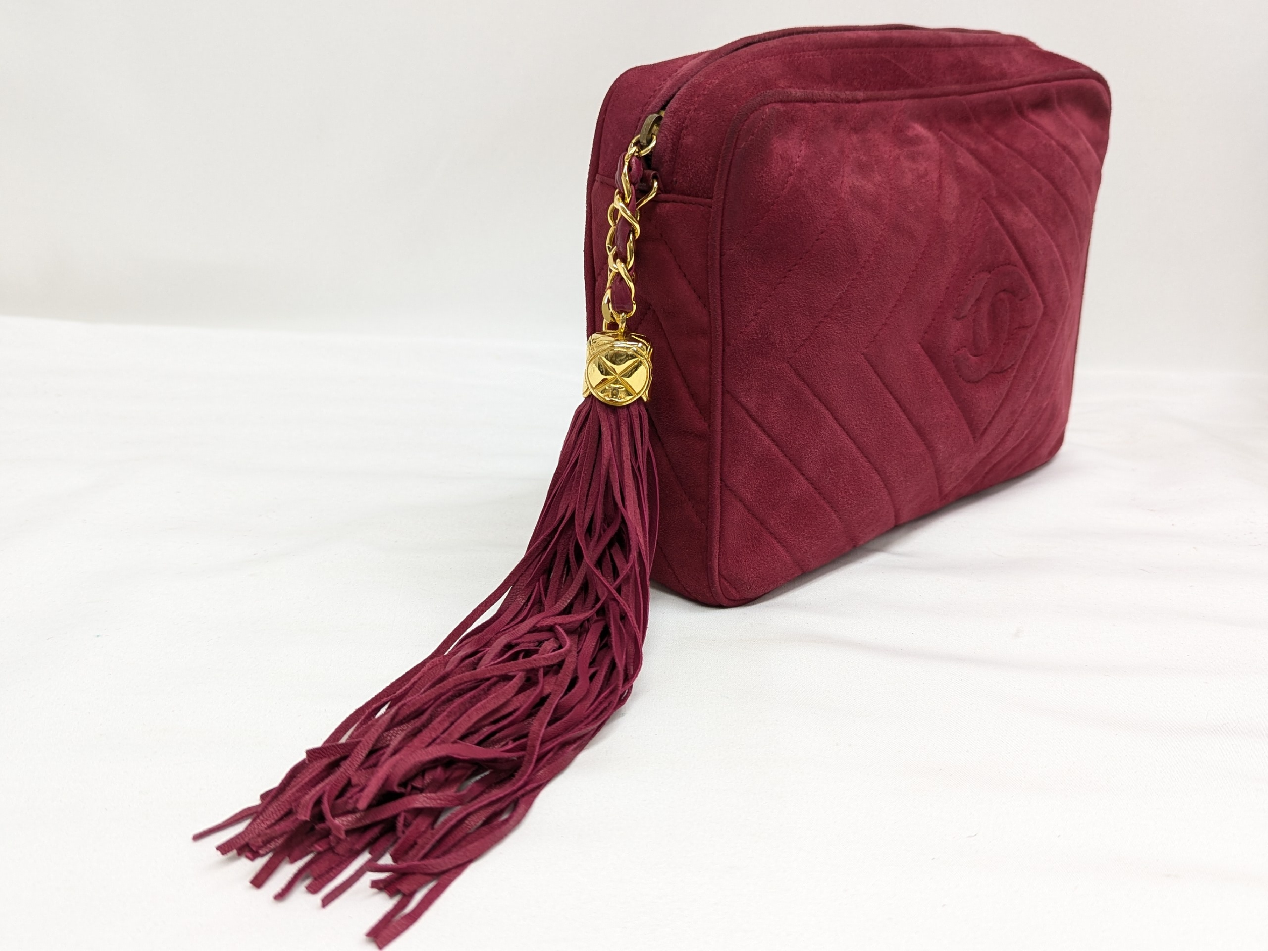 Suede Long Fringe Chain Shoulder Bag (Series 2) — view 9