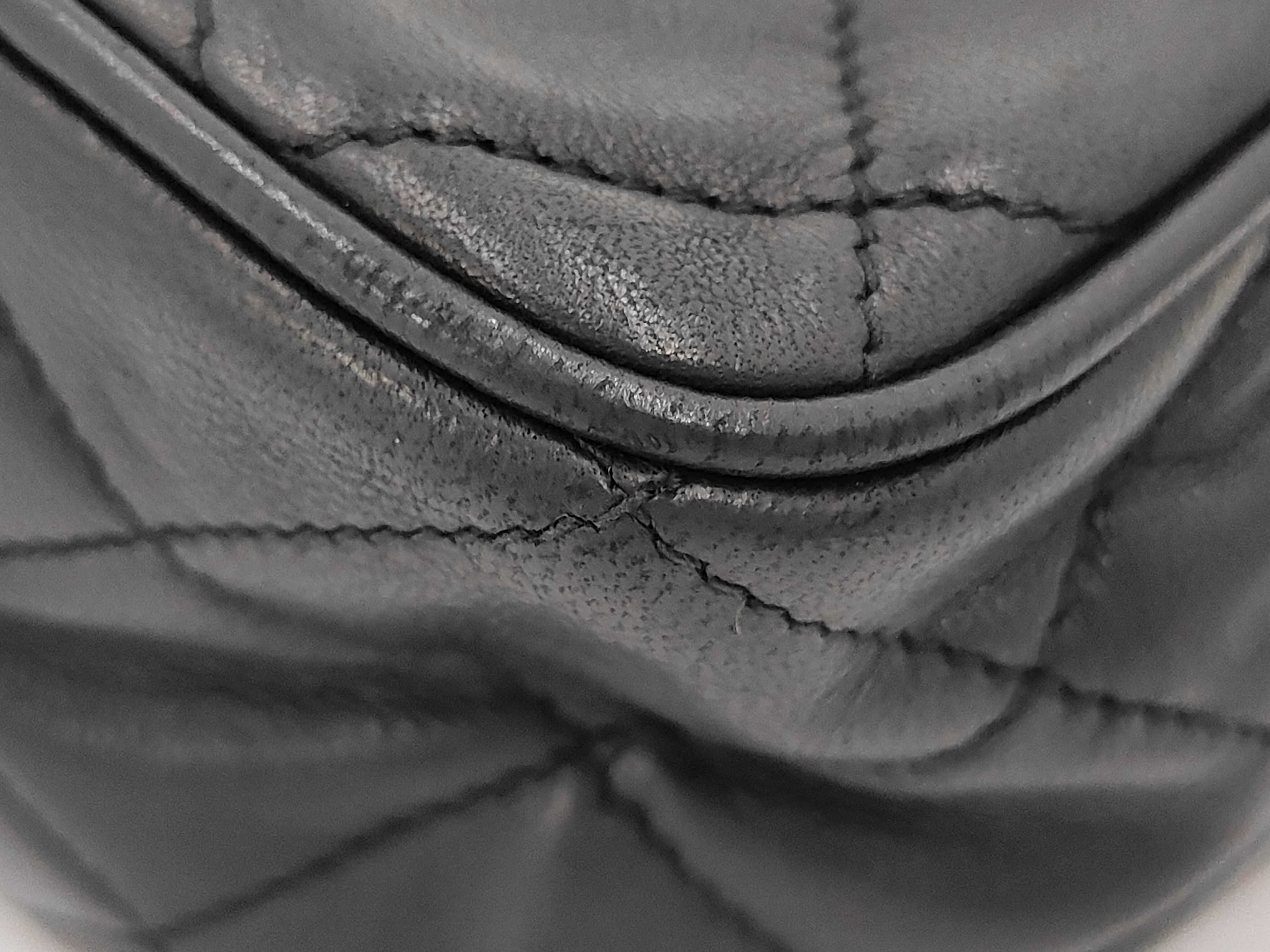 Matelassé Lambskin Chain Shoulder Bag with Fringe — view 7
