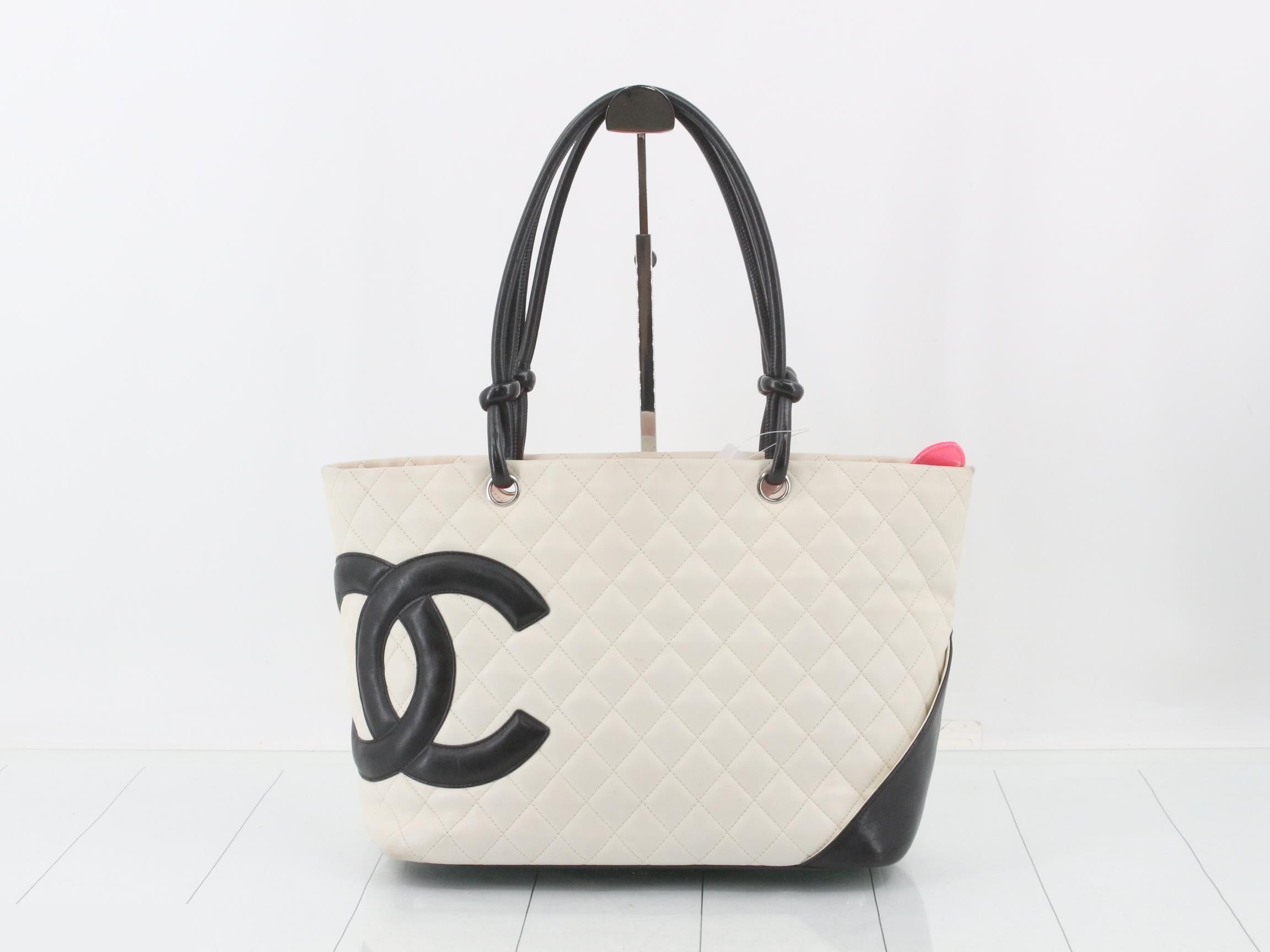 Cambon Line (Bag) - Tote Bag GM - White/Black